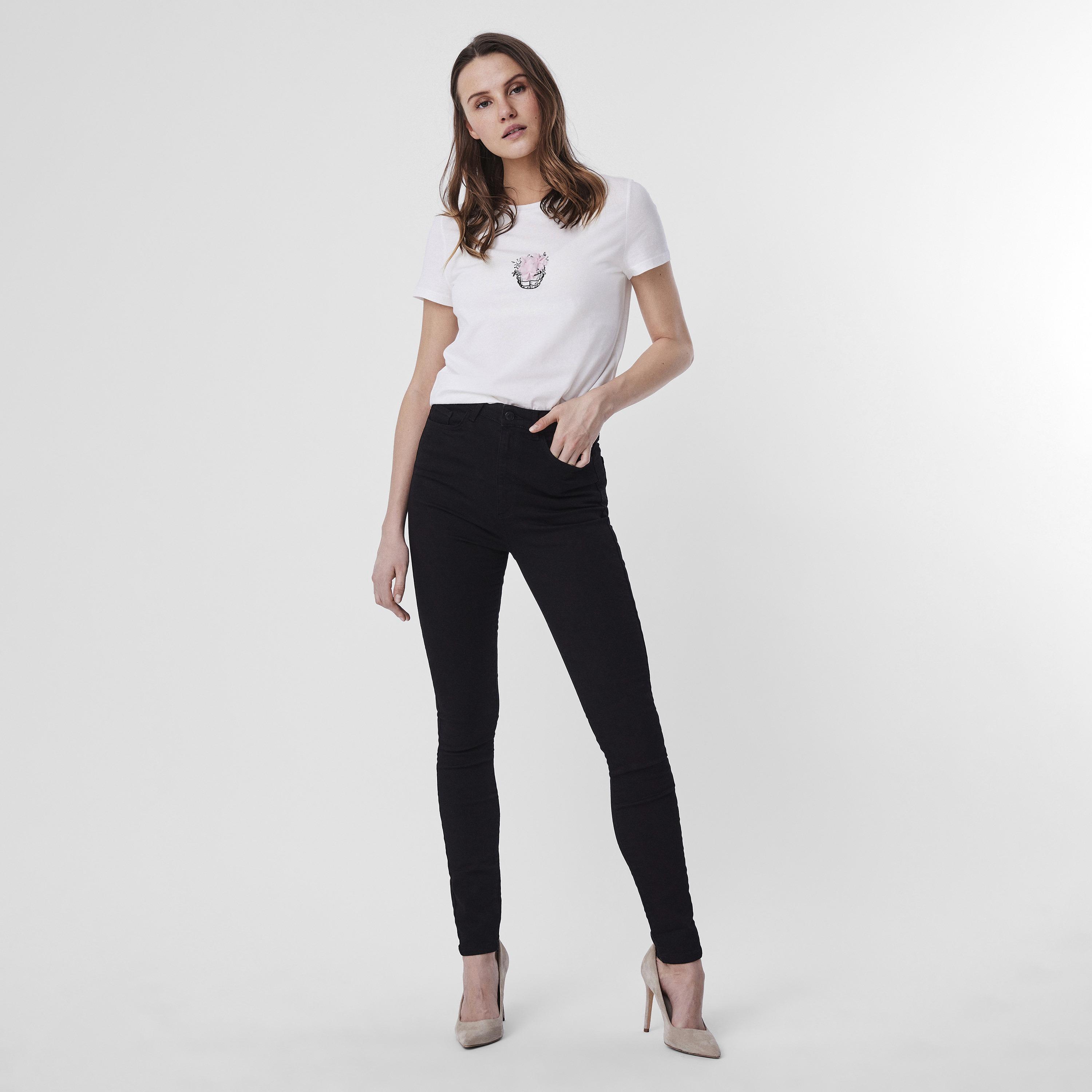 Vero Moda Skinny Plain High Rise Women's Jeans-women-clothing-jeans-image-2