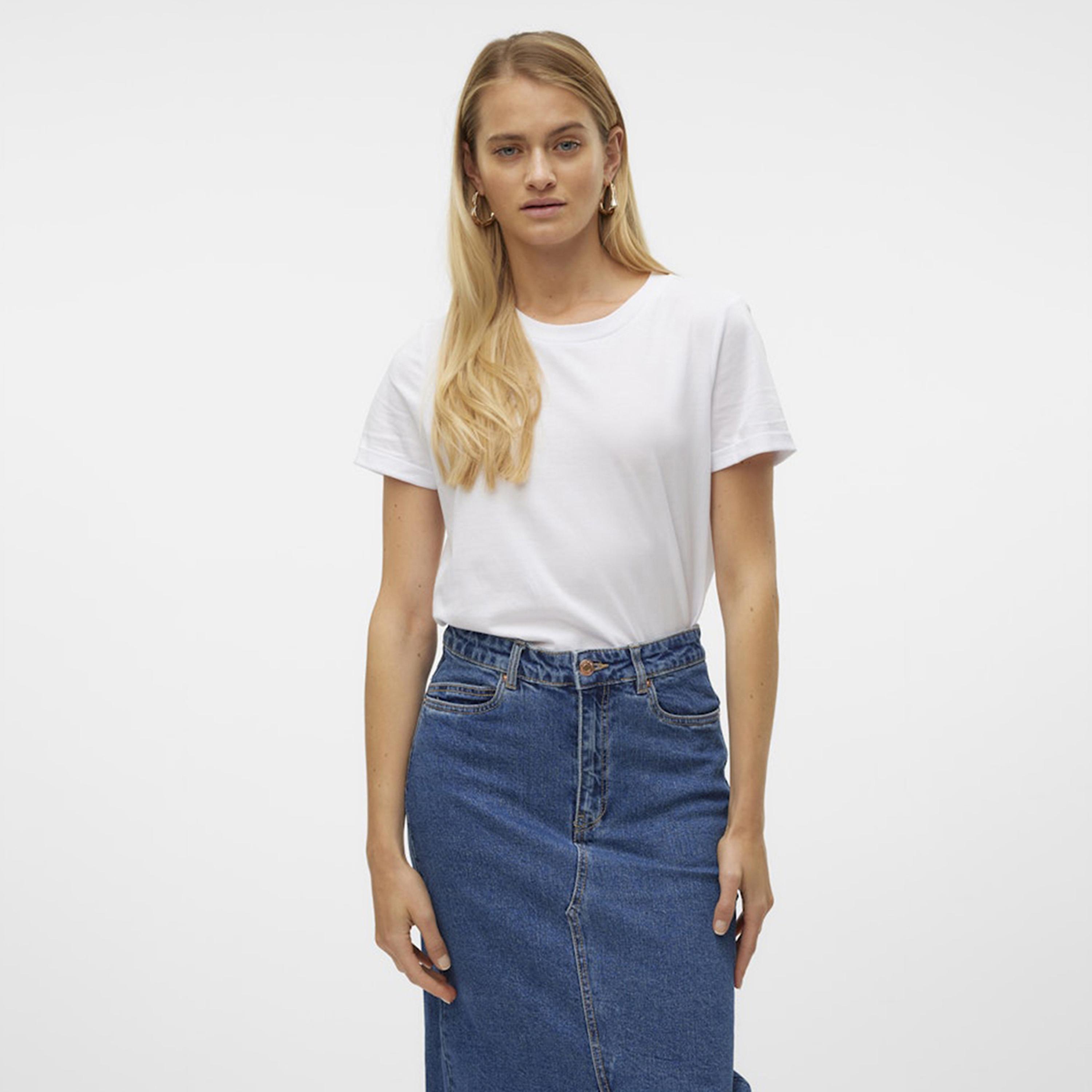 Vero Moda Cotton Women's T-Shirt-women-clothing-tshirts-image-1