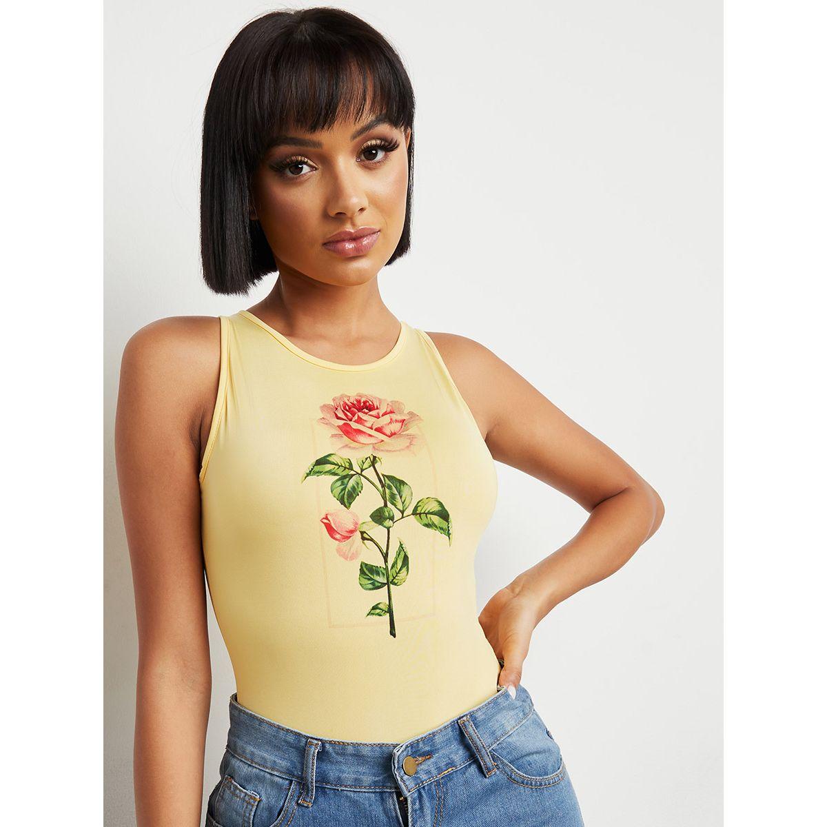 بودي سوت بلا أكمام من ستايلي-women-clothing-tshirts-image-1