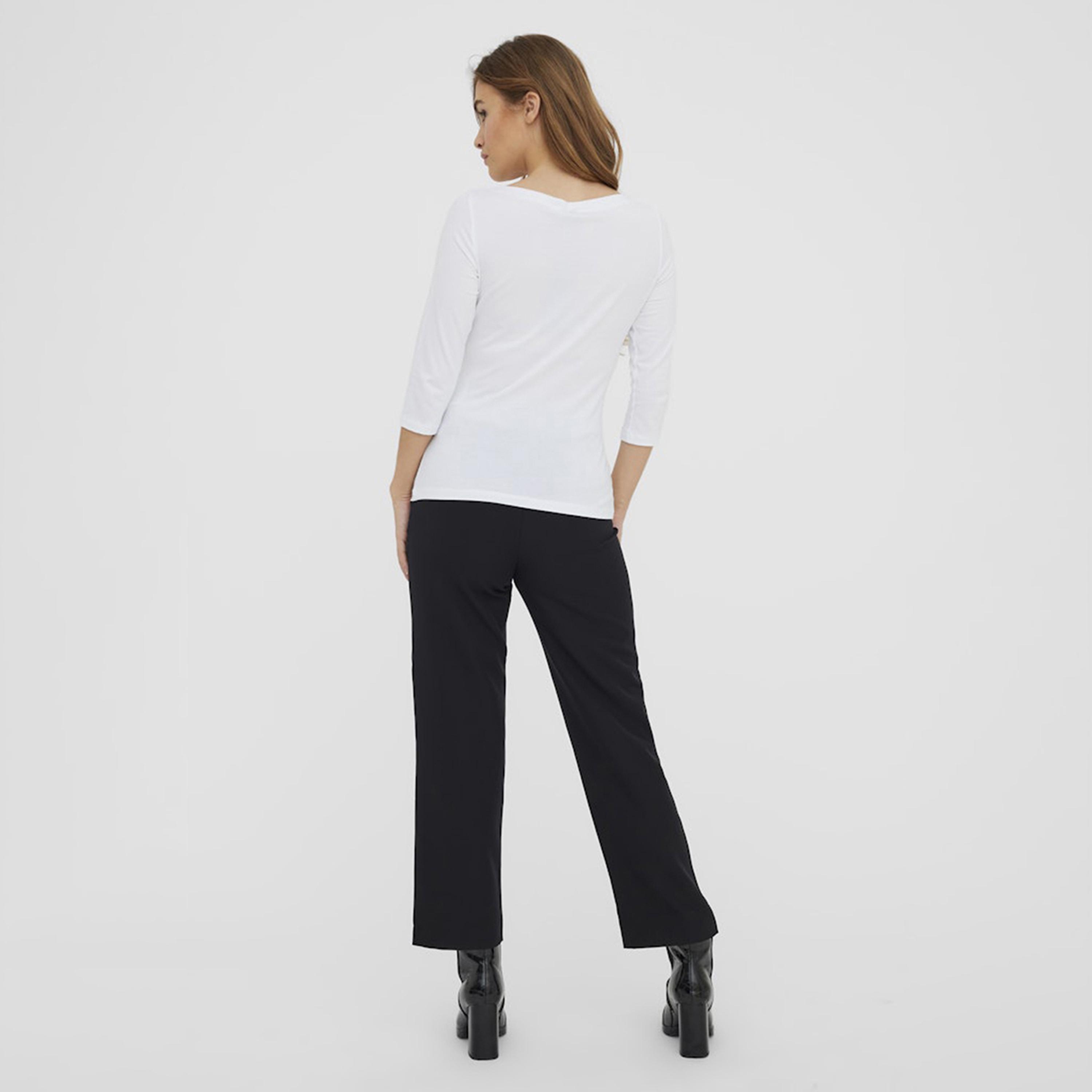 بلوزة نسائية بياقة "بوت نيك" عريضة من فيرو مودا-women-clothing-shirtsandblouses-blouses-image-3