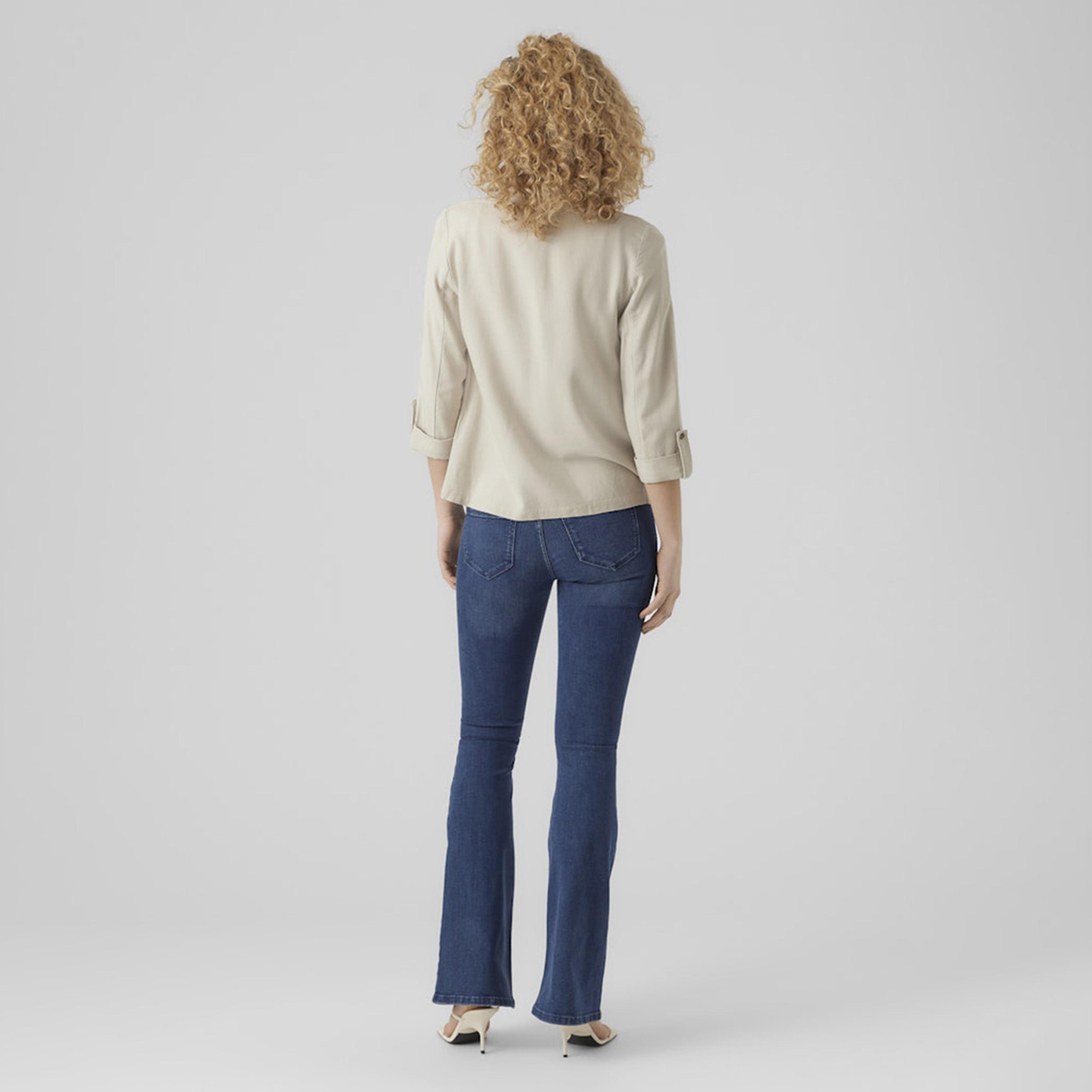 Vero Moda Lapel Collar Roll-Up Sleeves Women's Blazer-women-clothing-coatsandjackets-blazers-image-3