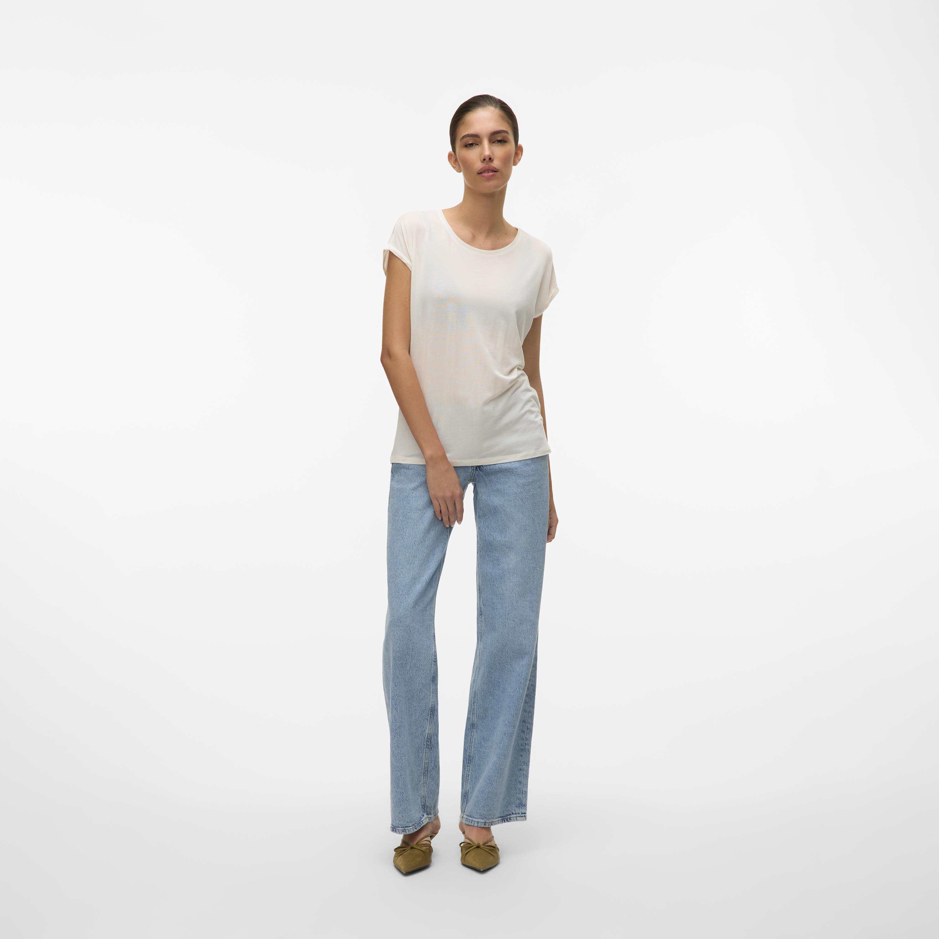 تيشيرت حريمي باللون الأبيض من فيرو مودا-women-clothing-tshirts-image-2