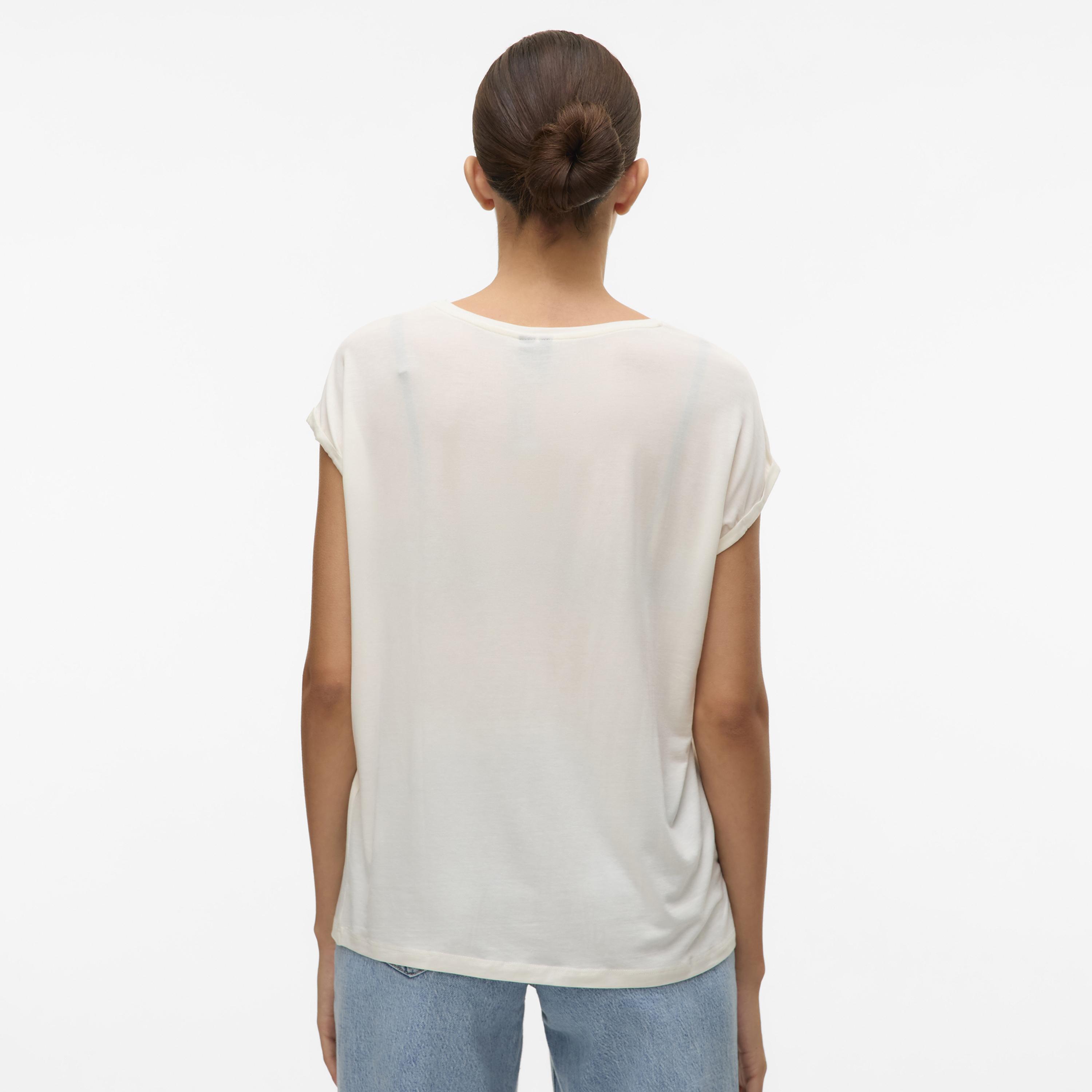 تيشيرت حريمي باللون الأبيض من فيرو مودا-women-clothing-tshirts-image-3