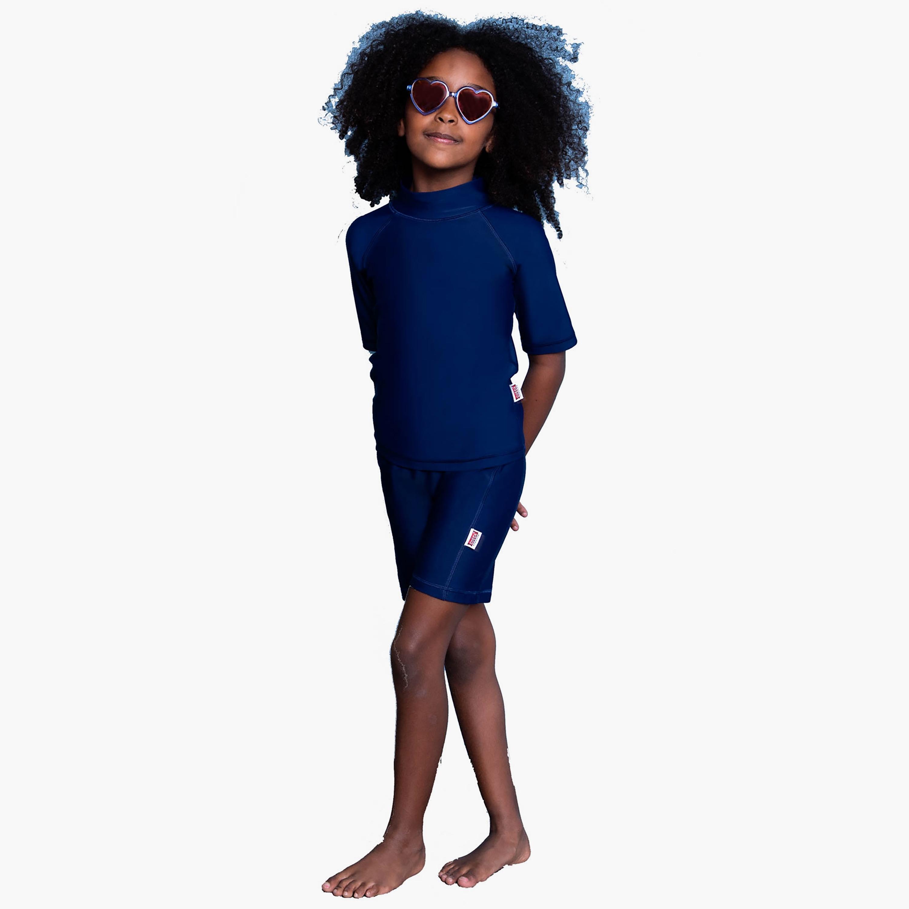 COEGA Sunwear Unisex Kids 2 Piece Suit, Navy-sports-gear-swimming-boy-image-1