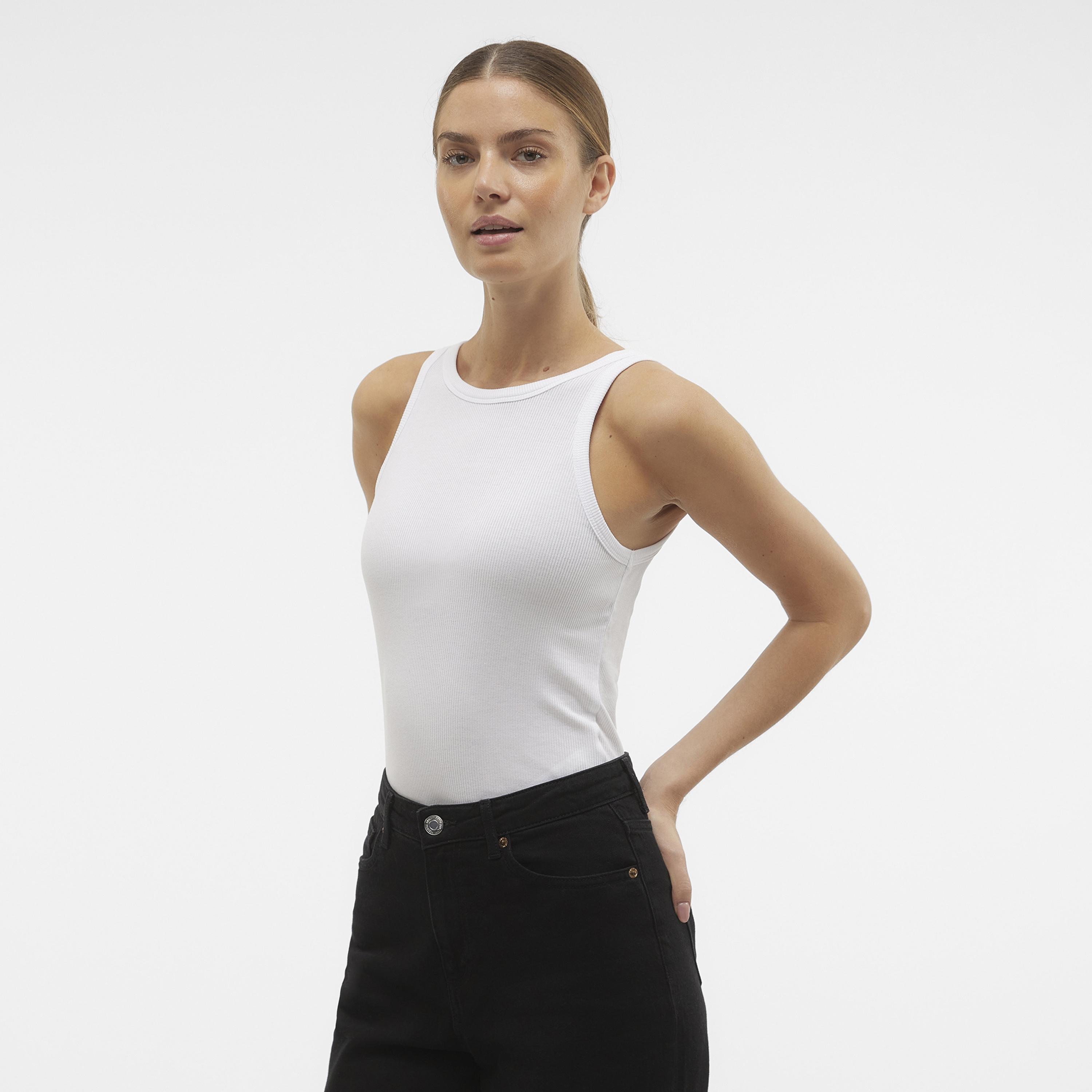 Vero Moda Ribbed Women's Tank Top-women-clothing-shirtsandblouses-blouses-image-3