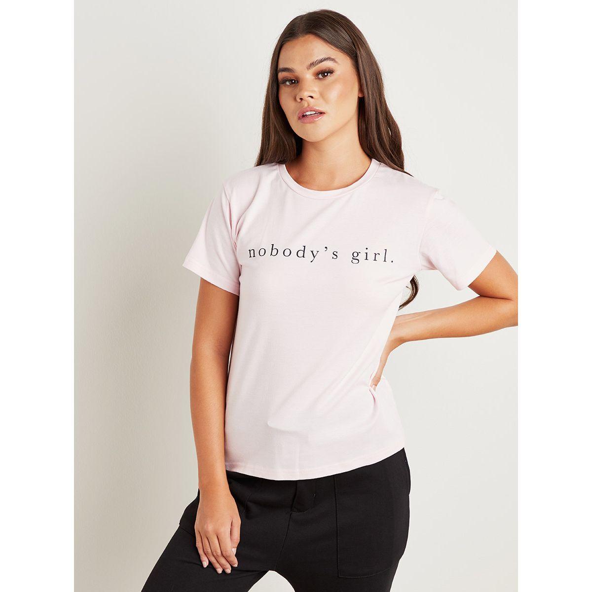 تيشيرت مطبوع بقصة واسعة من ريد تايب-women-clothing-tshirts-image-3