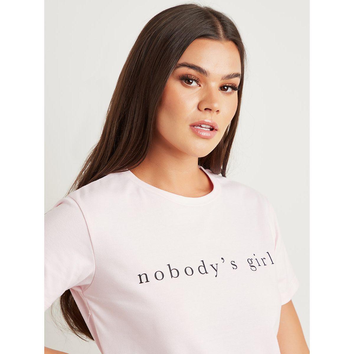 تيشيرت مطبوع بقصة واسعة من ريد تايب-women-clothing-tshirts-image-5