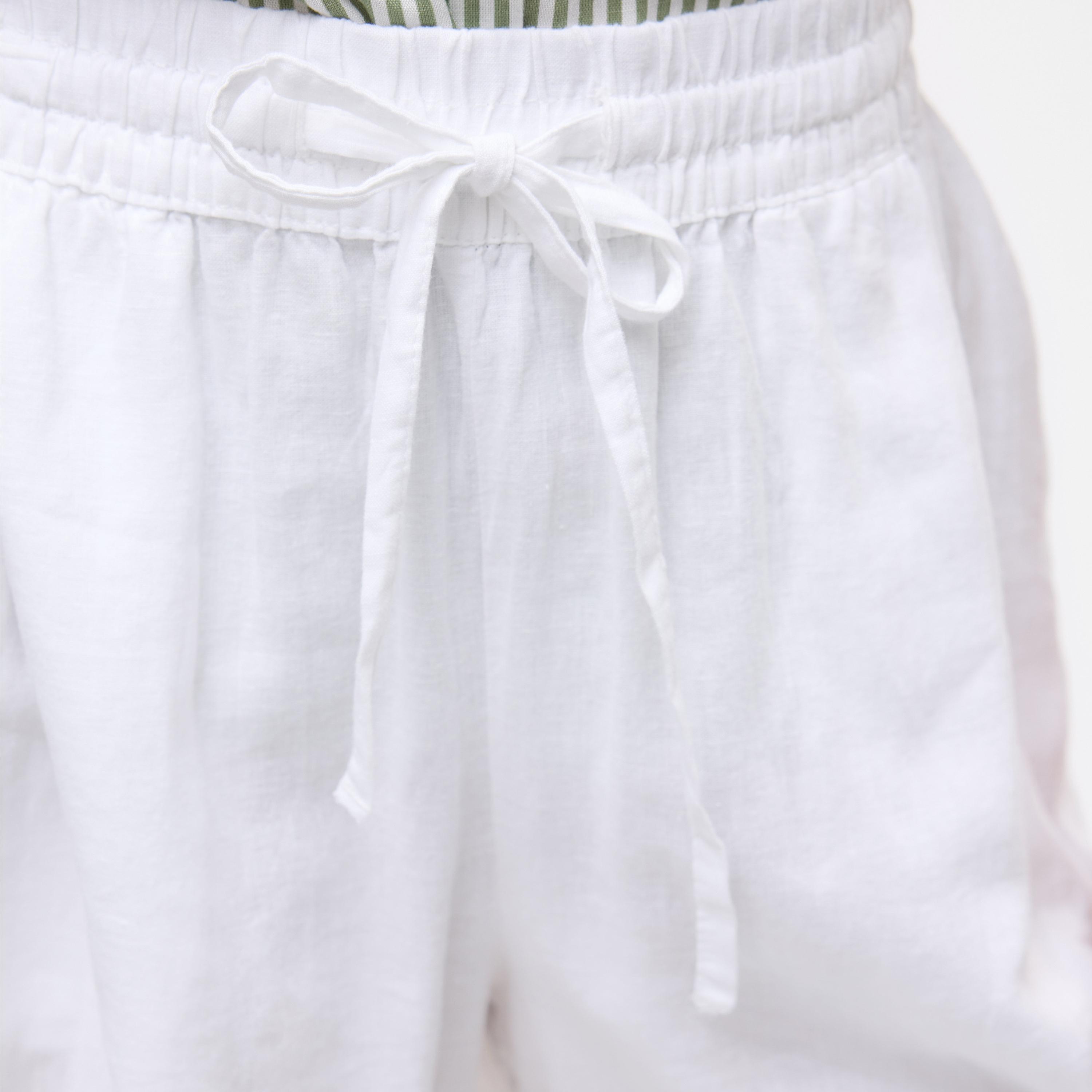 شورت حريمي بخصر مطاطي برباط شد من فيرو مودا-women-clothing-shorts-image-5