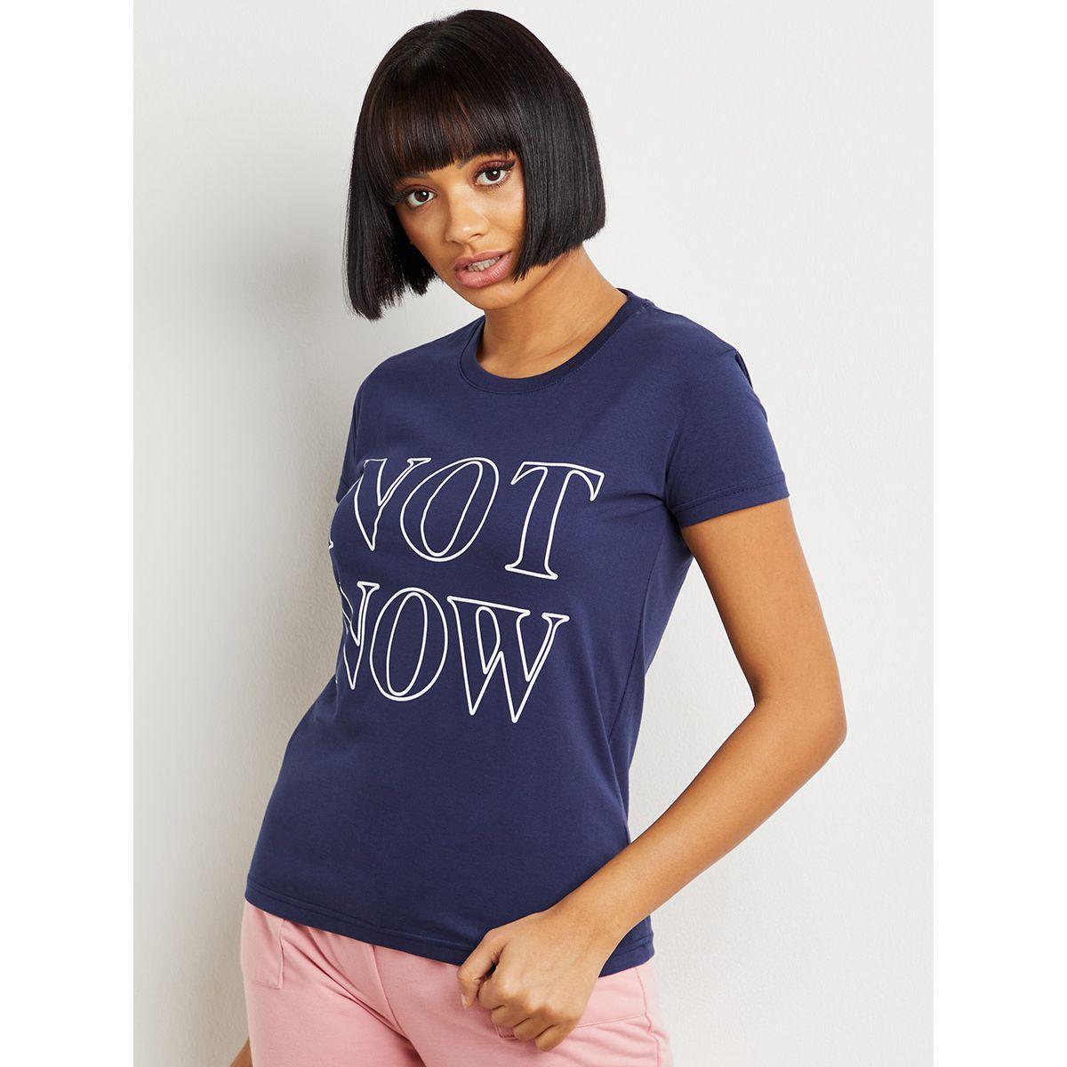 تيشيرت مطبوع بقصة واسعة-women-clothing-tshirts-image-2