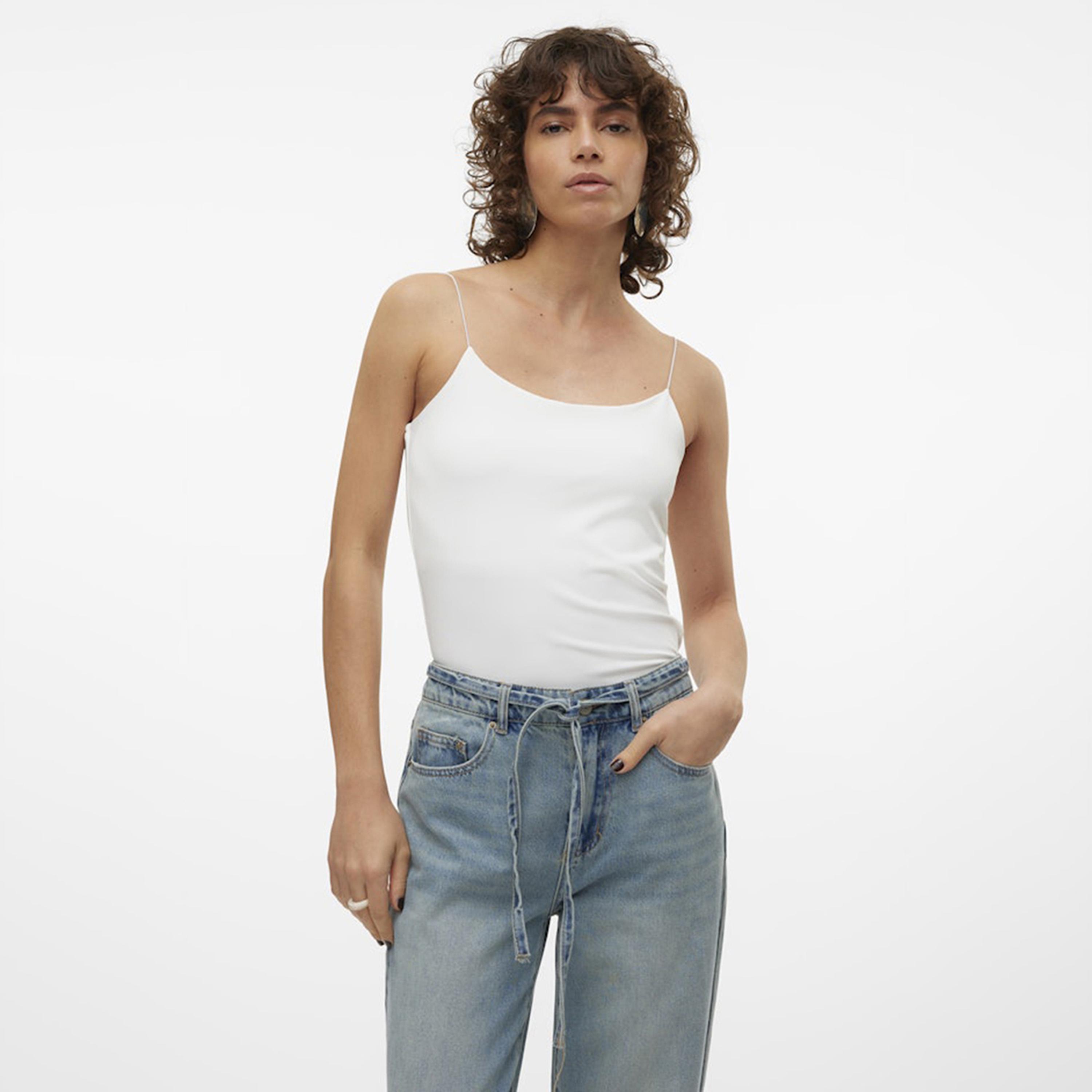 Vero Moda Shoulder Straped Women's Tank Top-women-clothing-shirtsandblouses-blouses-image-1