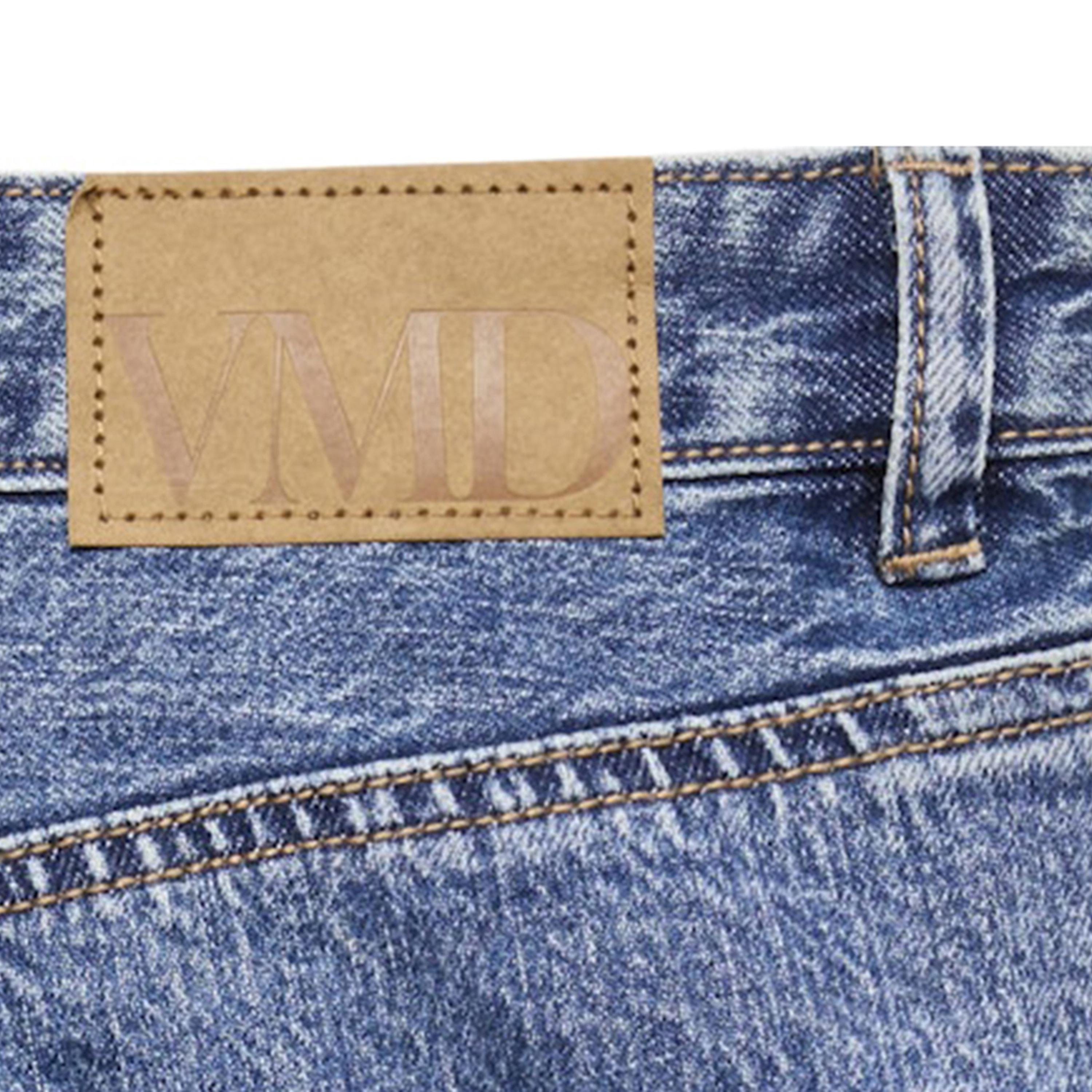 Vero Moda Blue Button and Zip Fly Straight Women's Jeans-women-clothing-bottoms-jeans-image-6