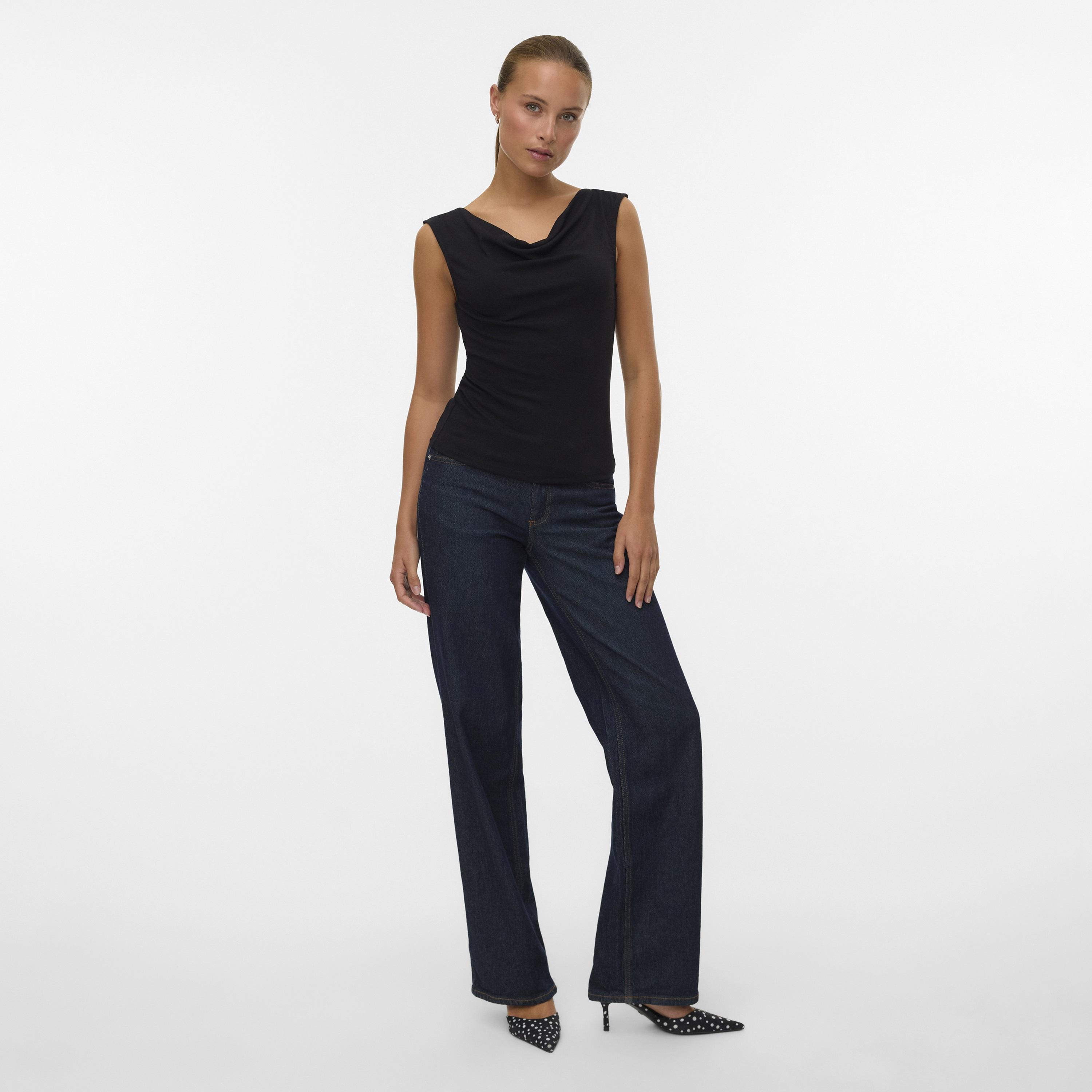Vero Moda Cowl Neck Women's Top-women-clothing-shirtsandblouses-blouses-image-2