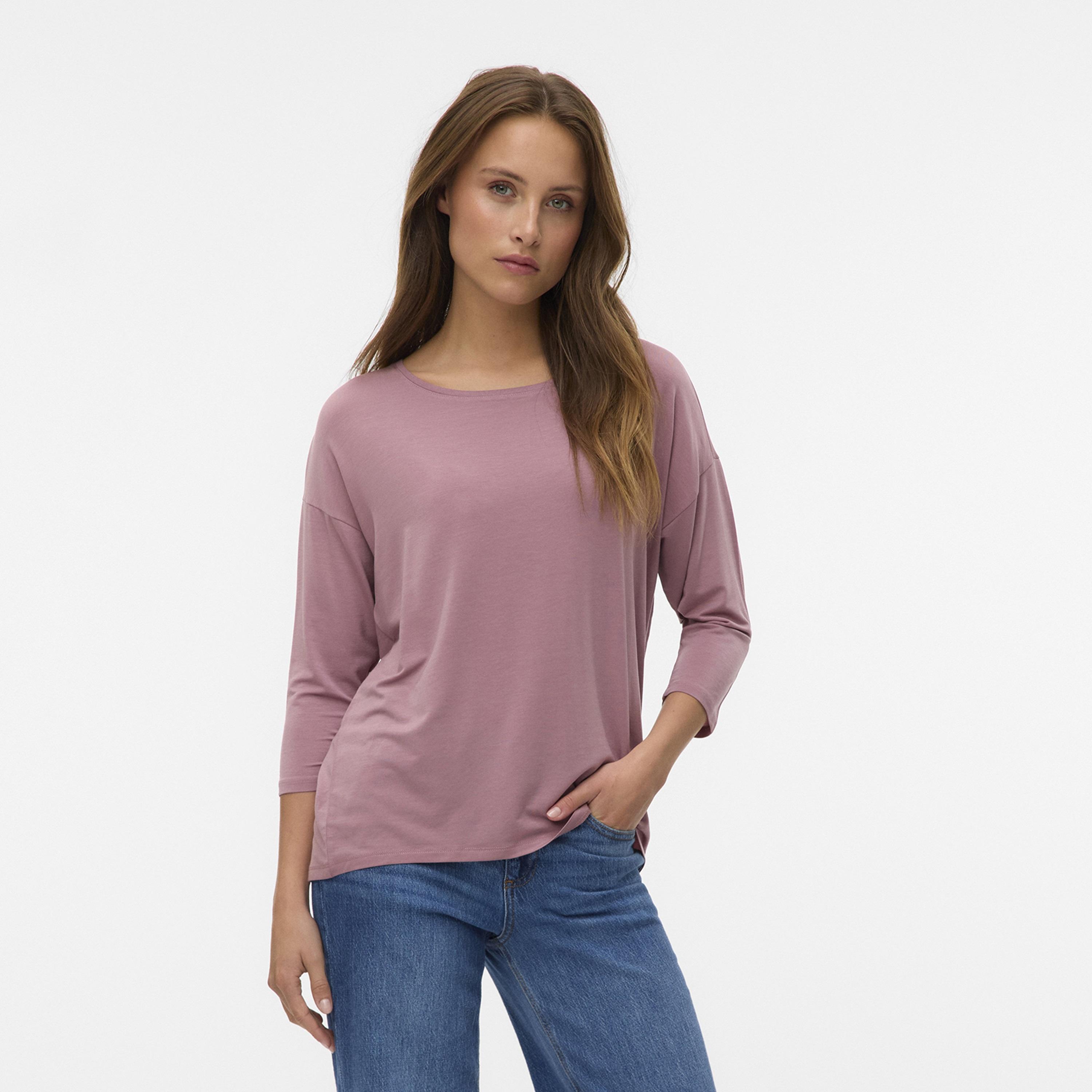 توب حريمي بأكمام منسدلة من فيرو مودا-women-clothing-shirtsandblouses-blouses-image-1