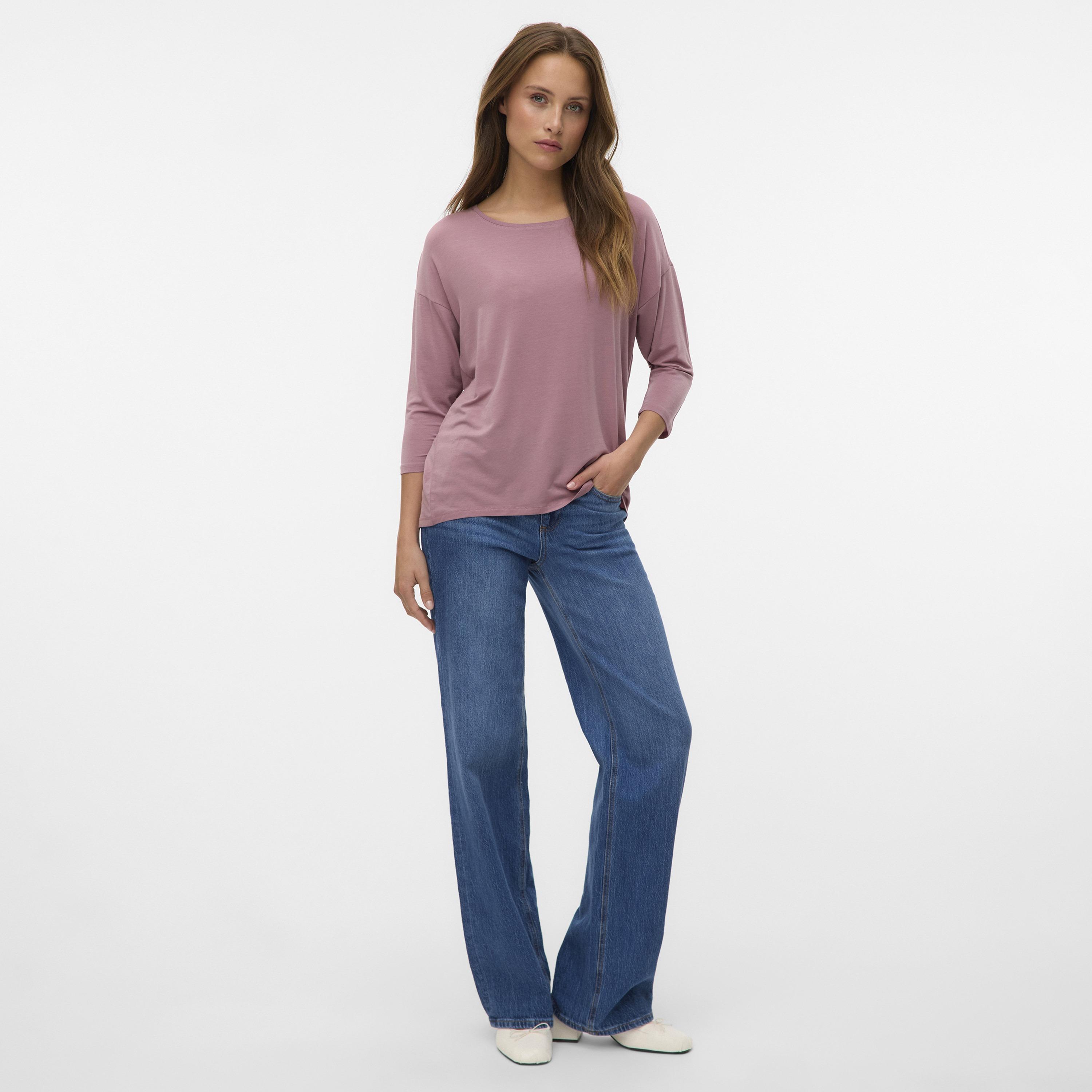 توب حريمي بأكمام منسدلة من فيرو مودا-women-clothing-shirtsandblouses-blouses-image-2