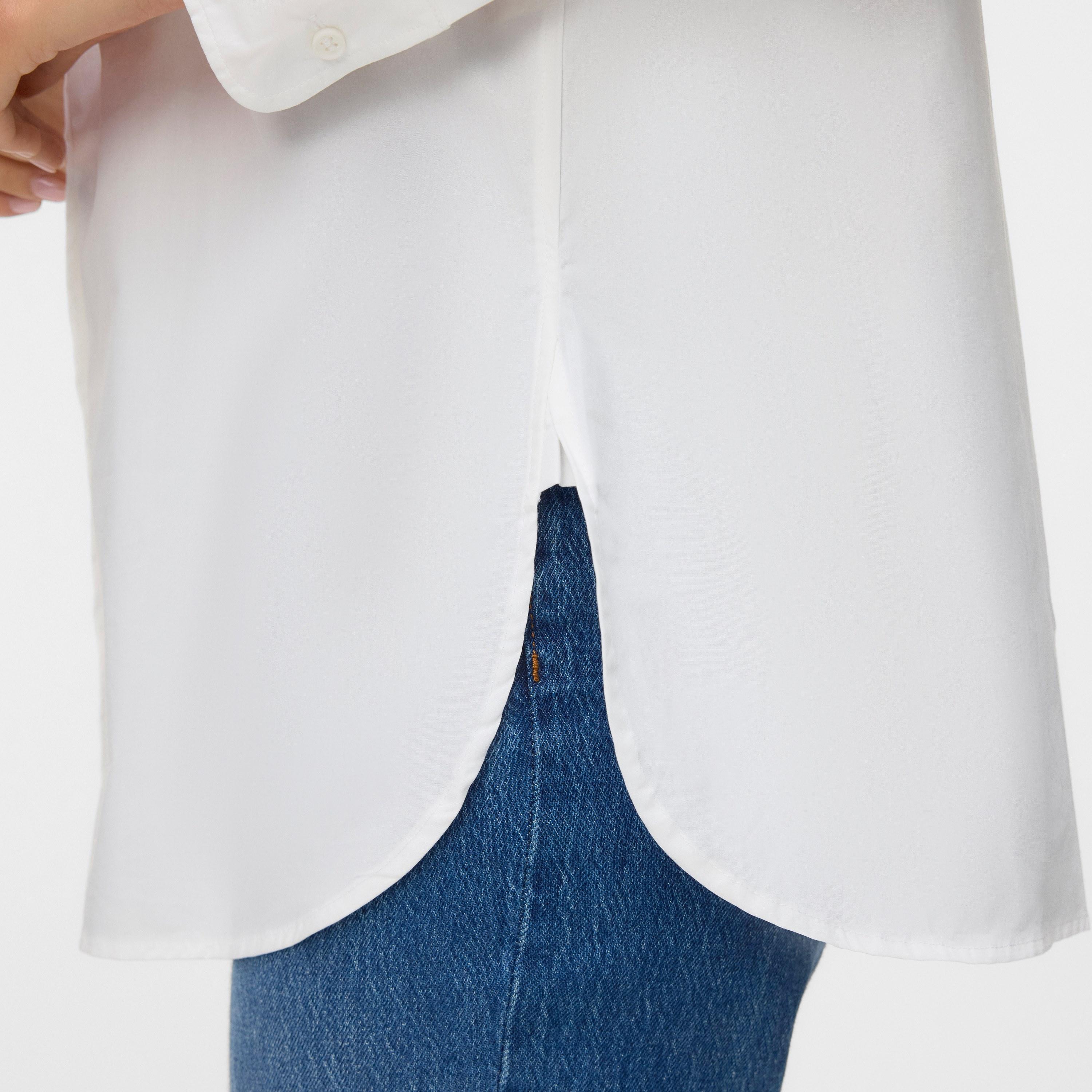 قميص حريمي بياقة مدببة أبيض من فيرو مودا-women-clothing-shirtsandblouses-shirts-image-4