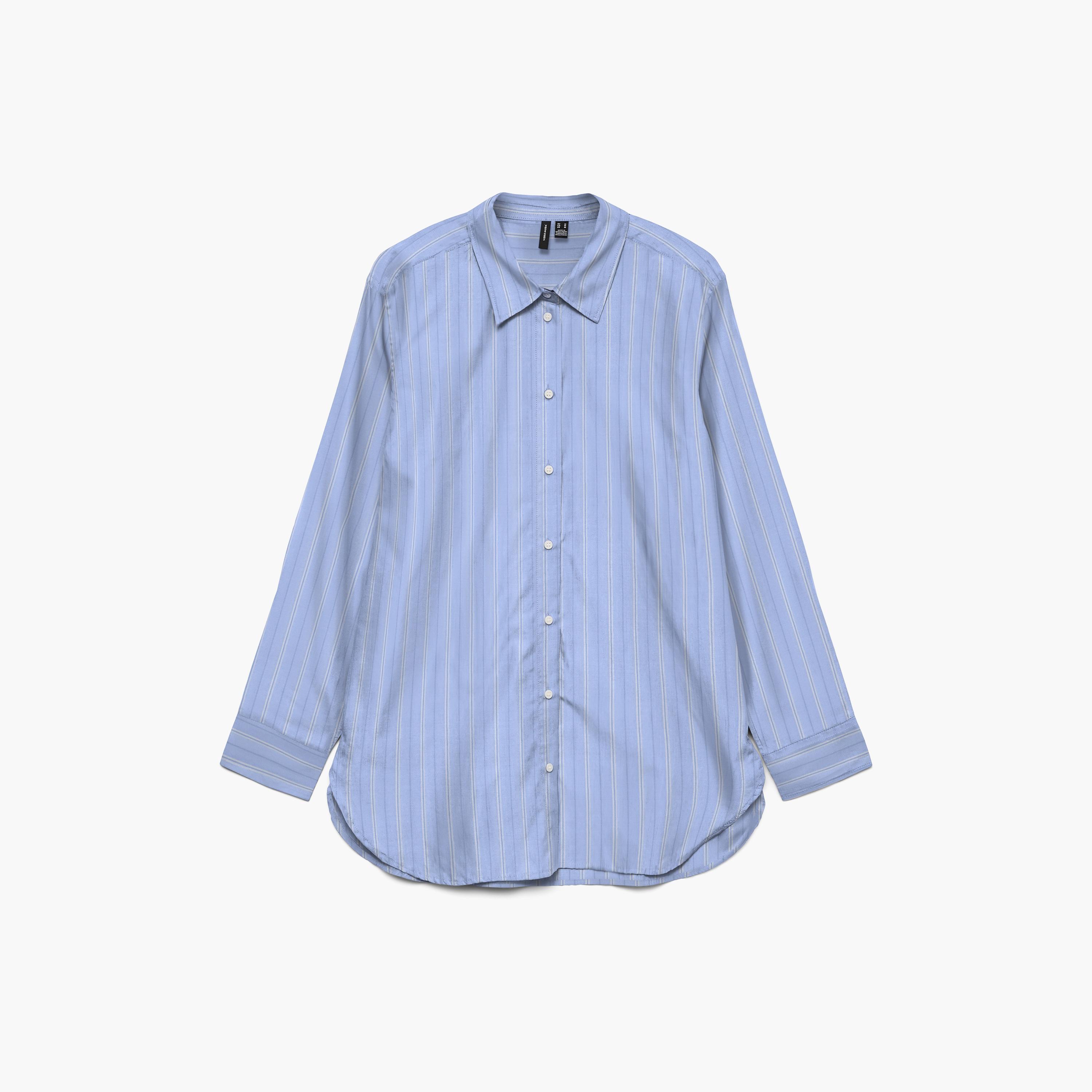 Vero Moda Striped Pointed Collar Women's Shirt-women-clothing-shirtsandblouses-shirts-image-5