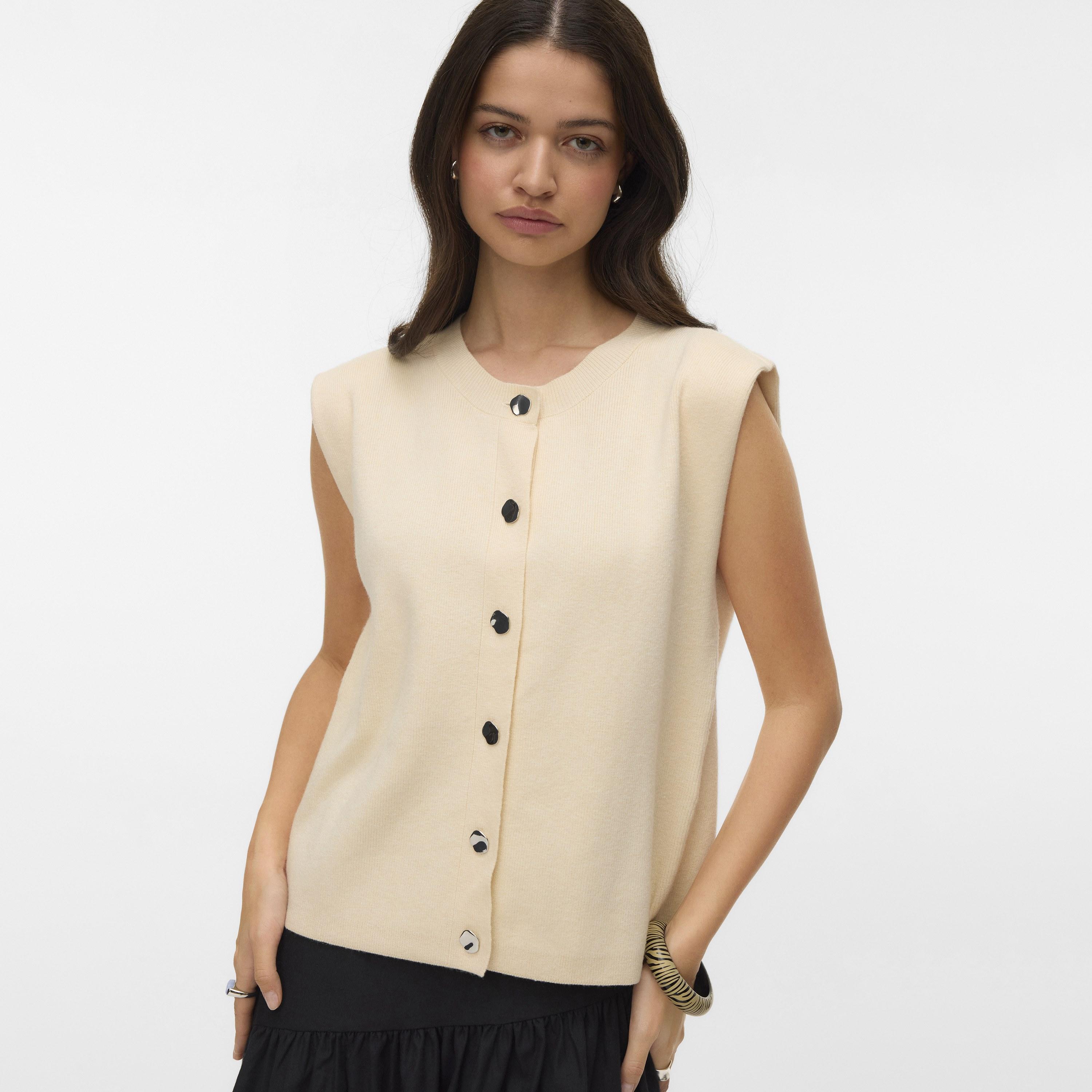 كارديجان حريمي باللون البيج من فيرو مودا-women-winterwear-cardigansandjumpers-cardigans-image-3