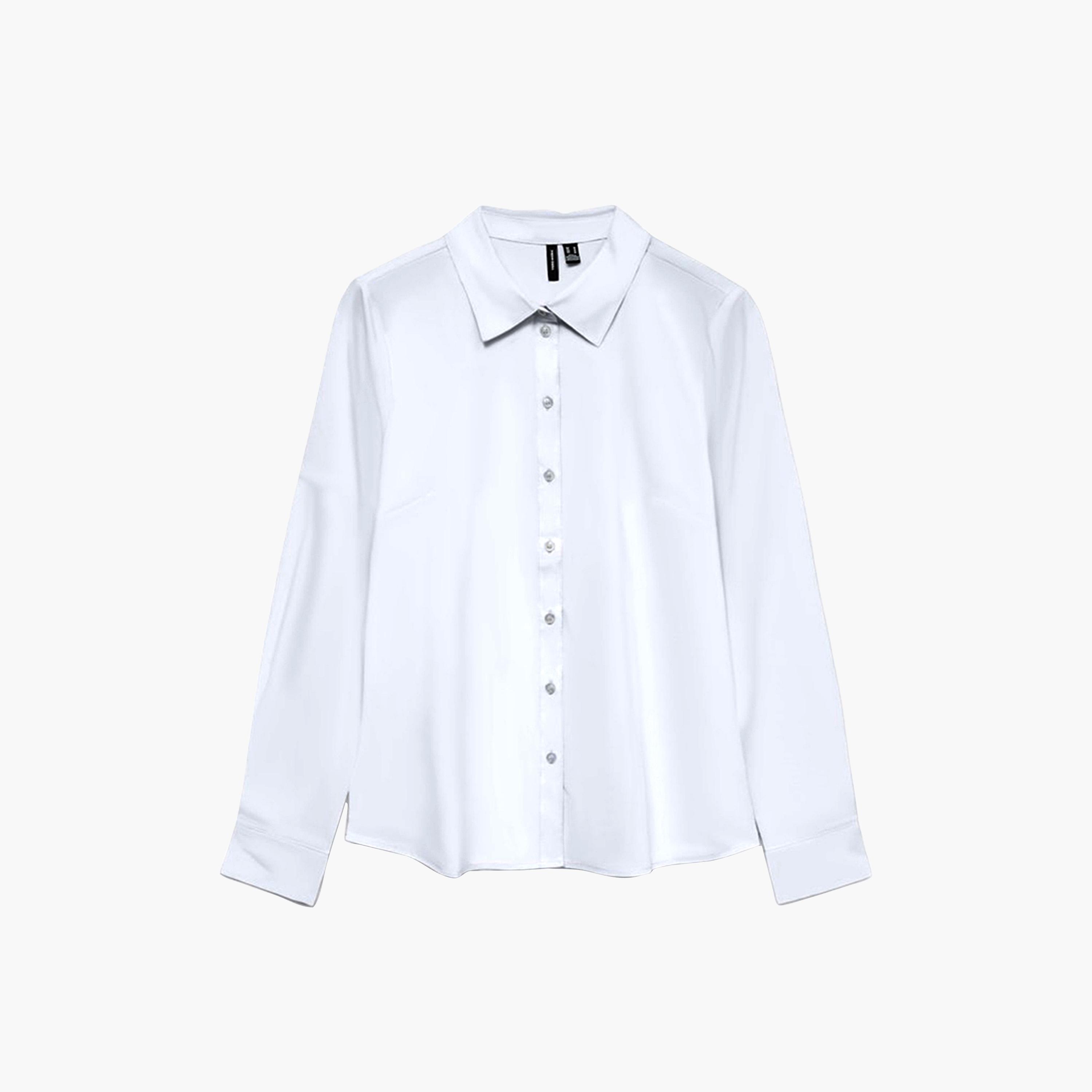 Vero Moda White Collared Women's Shirt-women-clothing-shirtsandblouses-shirts-image-6