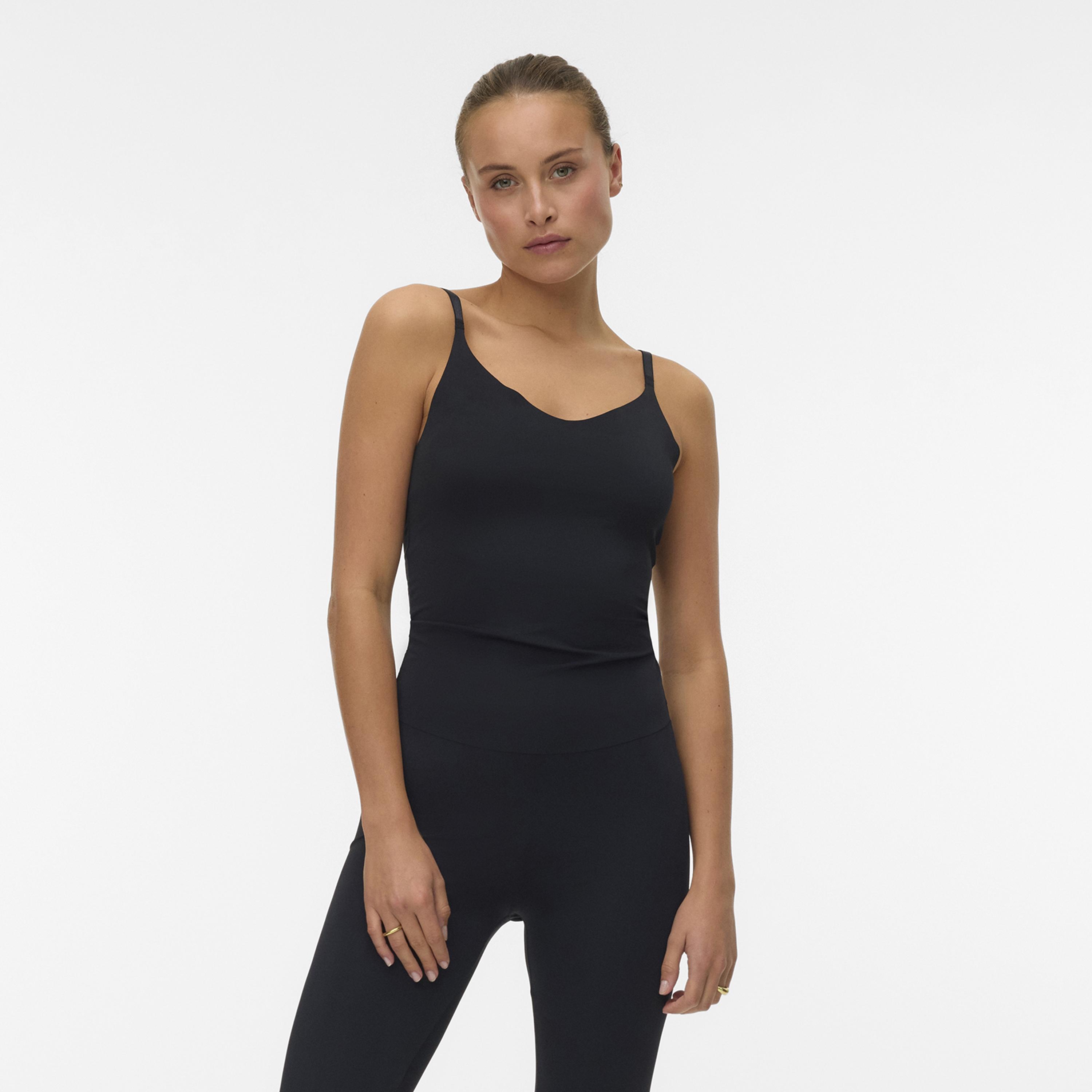 Vero Moda Black Scoop Neck Women's Tank Top-women-clothing-shirtsandblouses-blouses-image-1