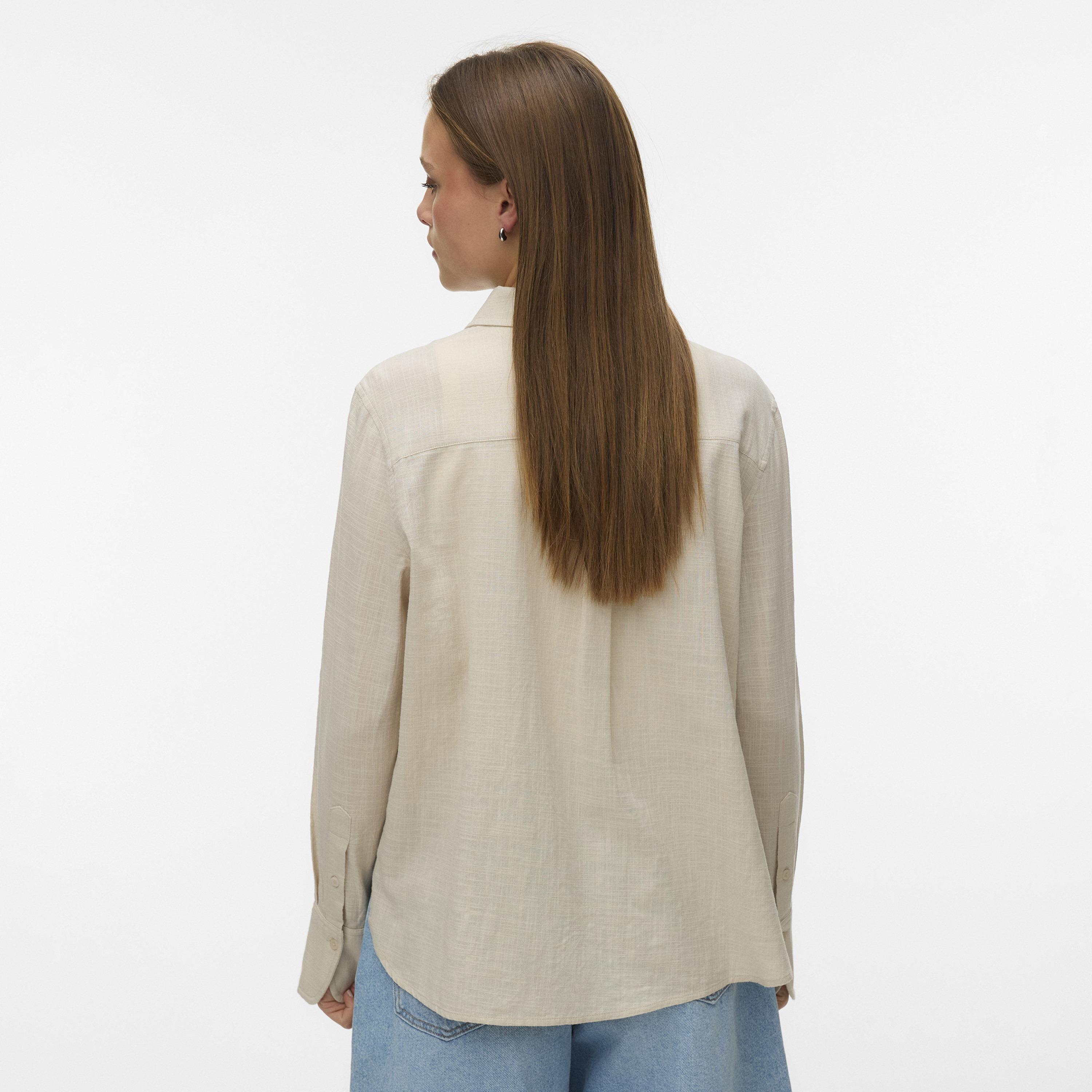 Vero Moda Pointed Collar Women's Shirt-women-clothing-shirtsandblouses-shirts-image-3