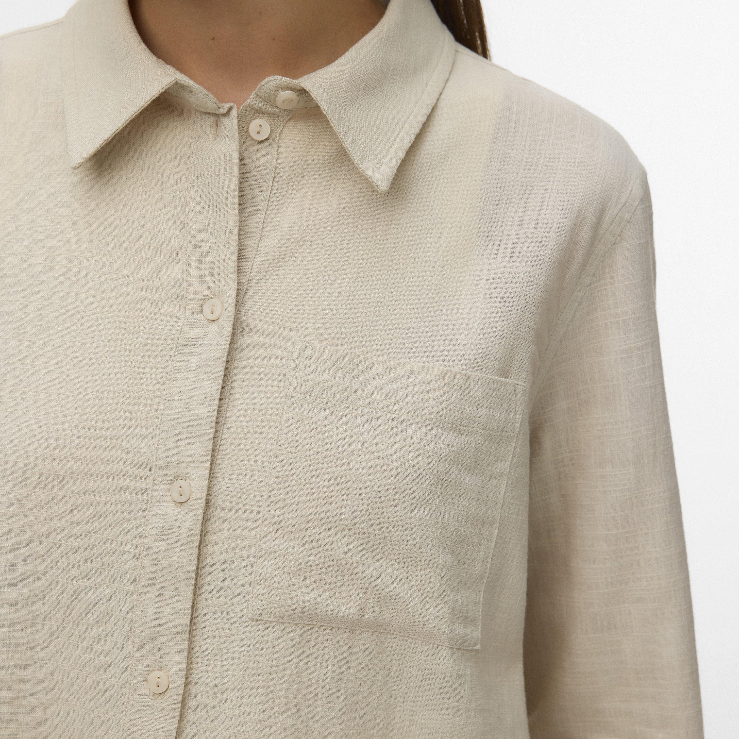 Vero Moda Pointed Collar Women's Shirt-women-clothing-shirtsandblouses-shirts-image-4