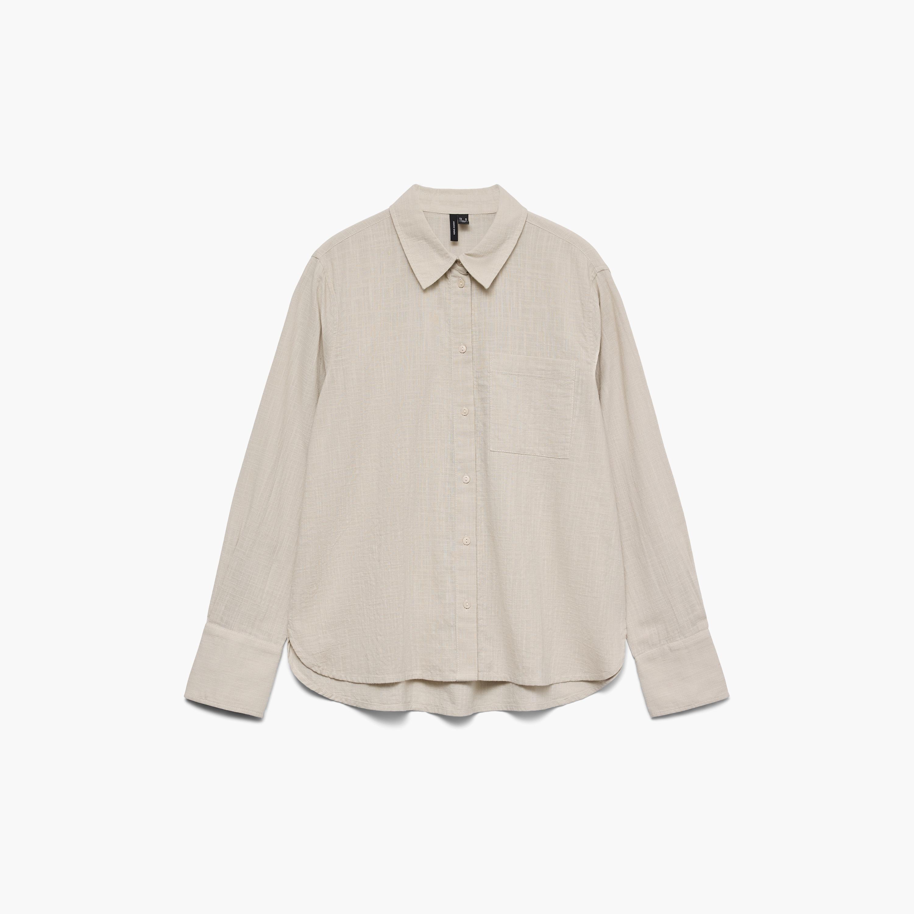 Vero Moda Pointed Collar Women's Shirt-women-clothing-shirtsandblouses-shirts-image-5