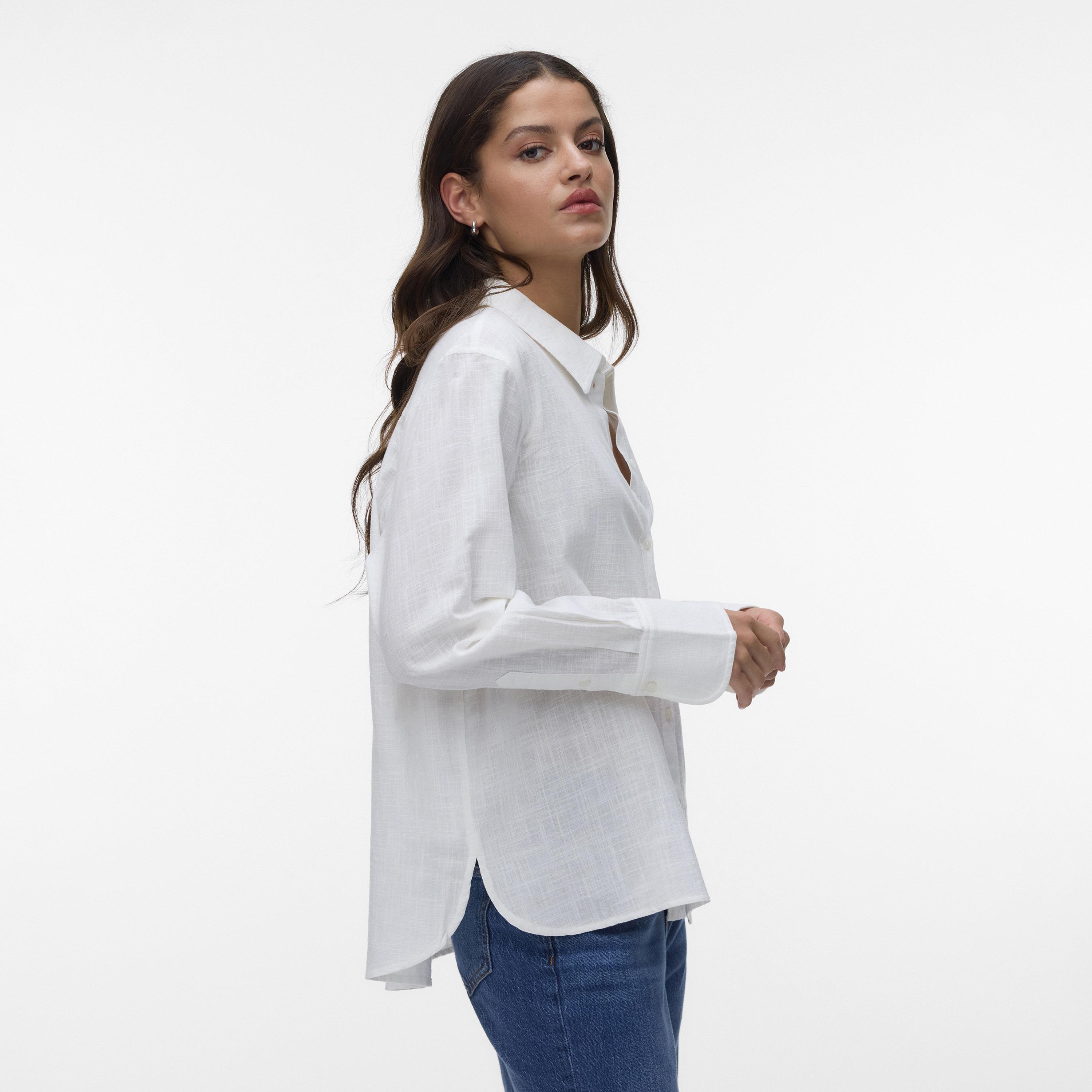 Vero Moda Pointed Collar Women's Shirt-women-clothing-shirtsandblouses-shirts-image-4