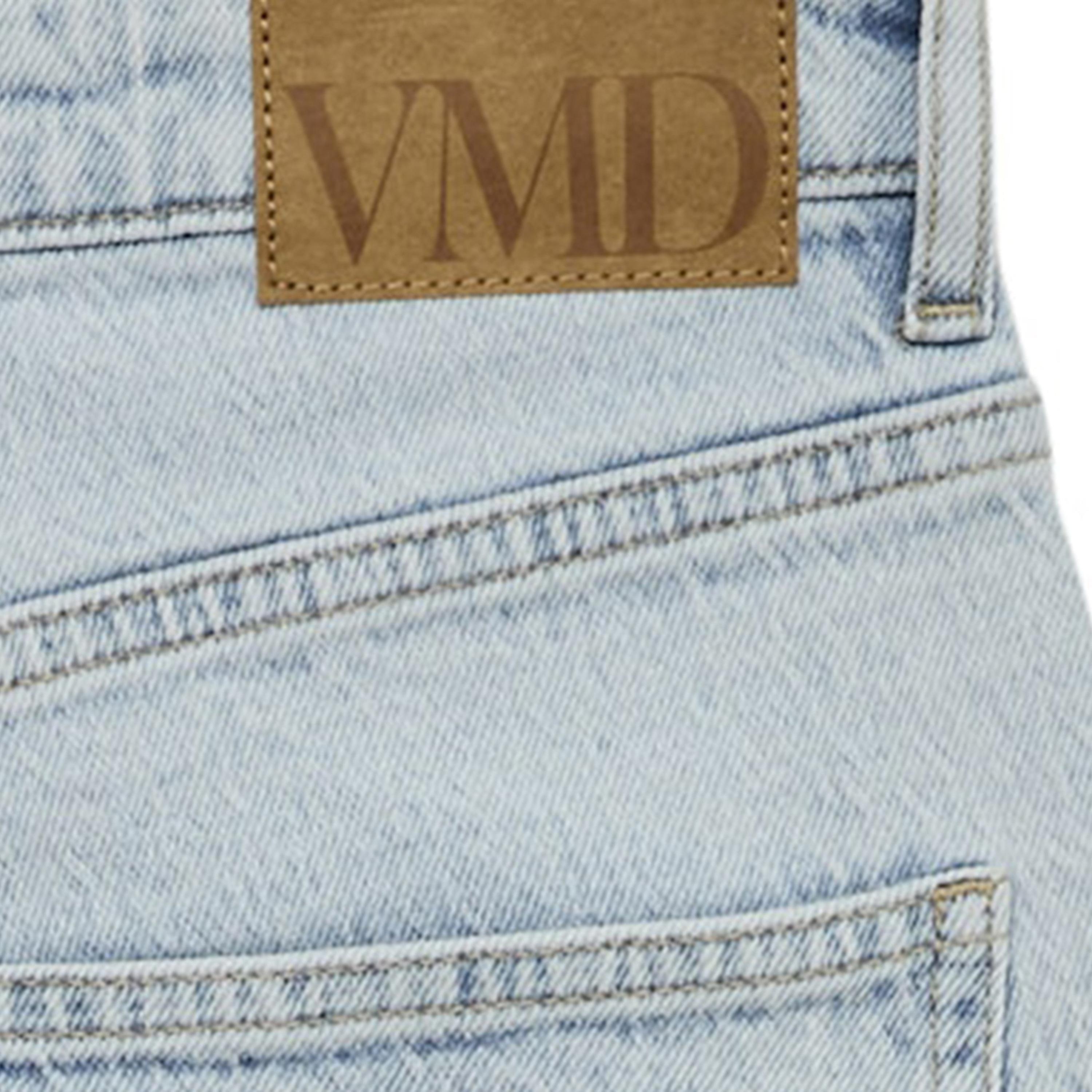 Vero Moda Light Blue Button and Zip Fly Wide Leg Women's Jeans-women-clothing-bottoms-jeans-image-5