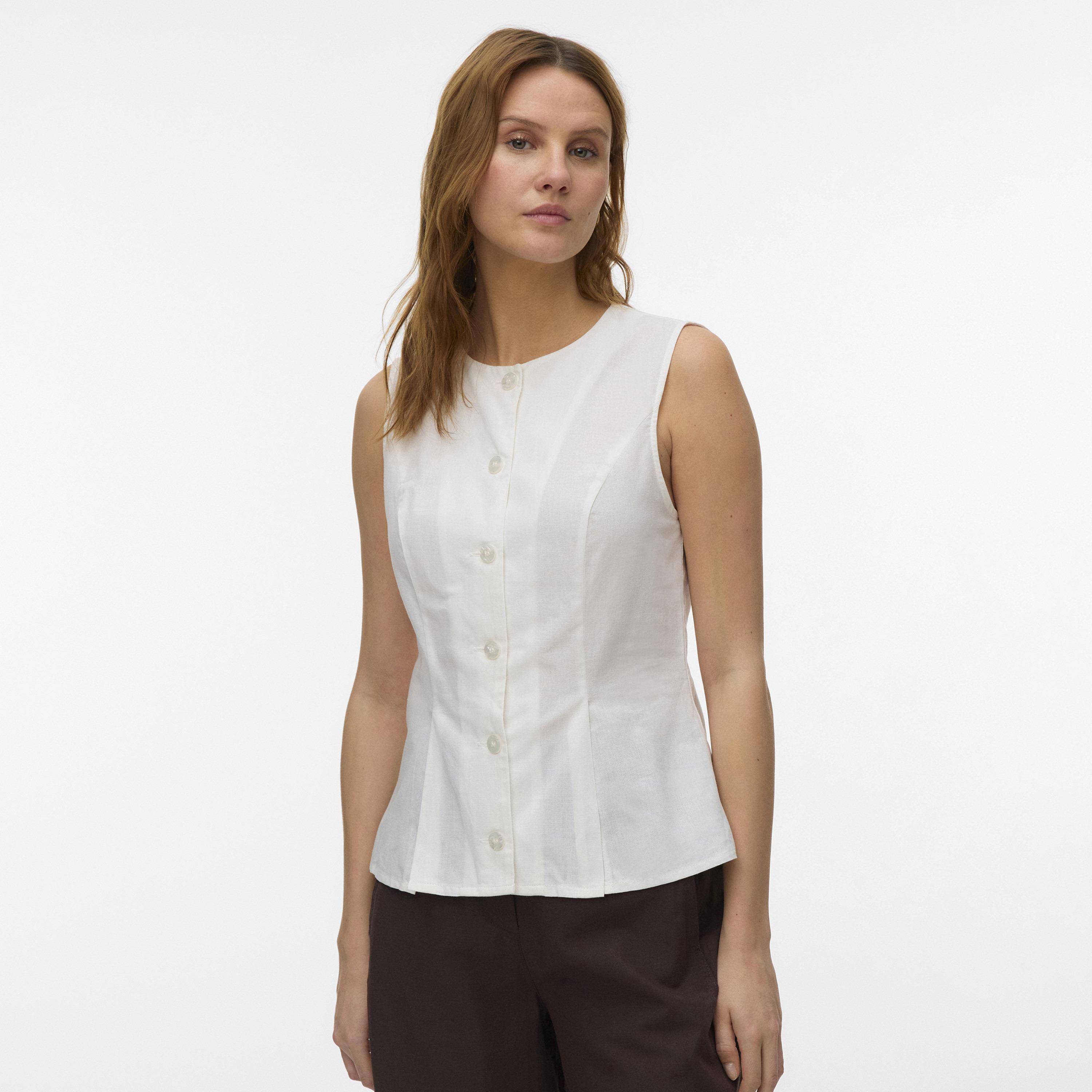 Vero Moda White Women's Top-women-clothing-shirtsandblouses-blouses-image-1