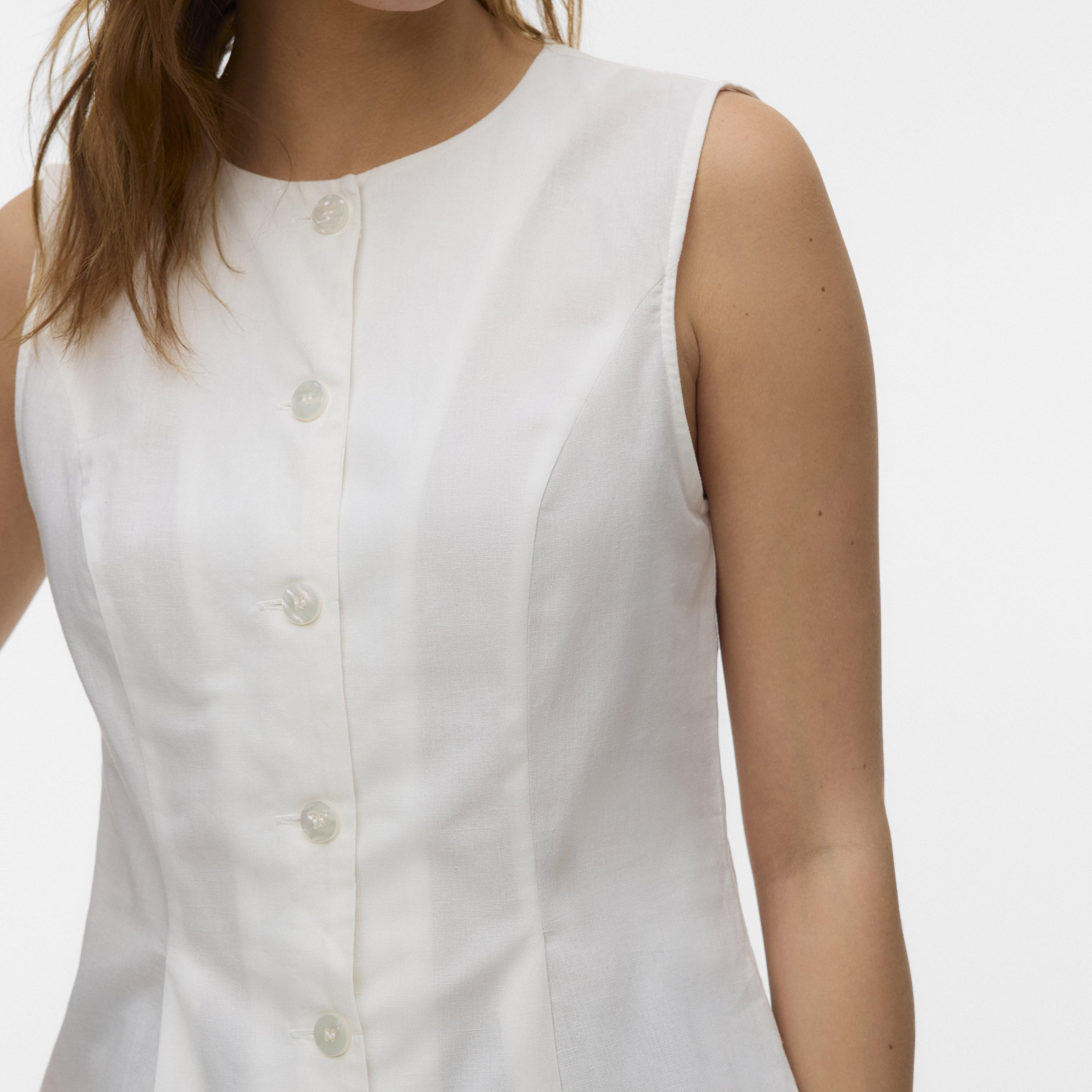 Vero Moda White Women's Top-women-clothing-shirtsandblouses-blouses-image-7