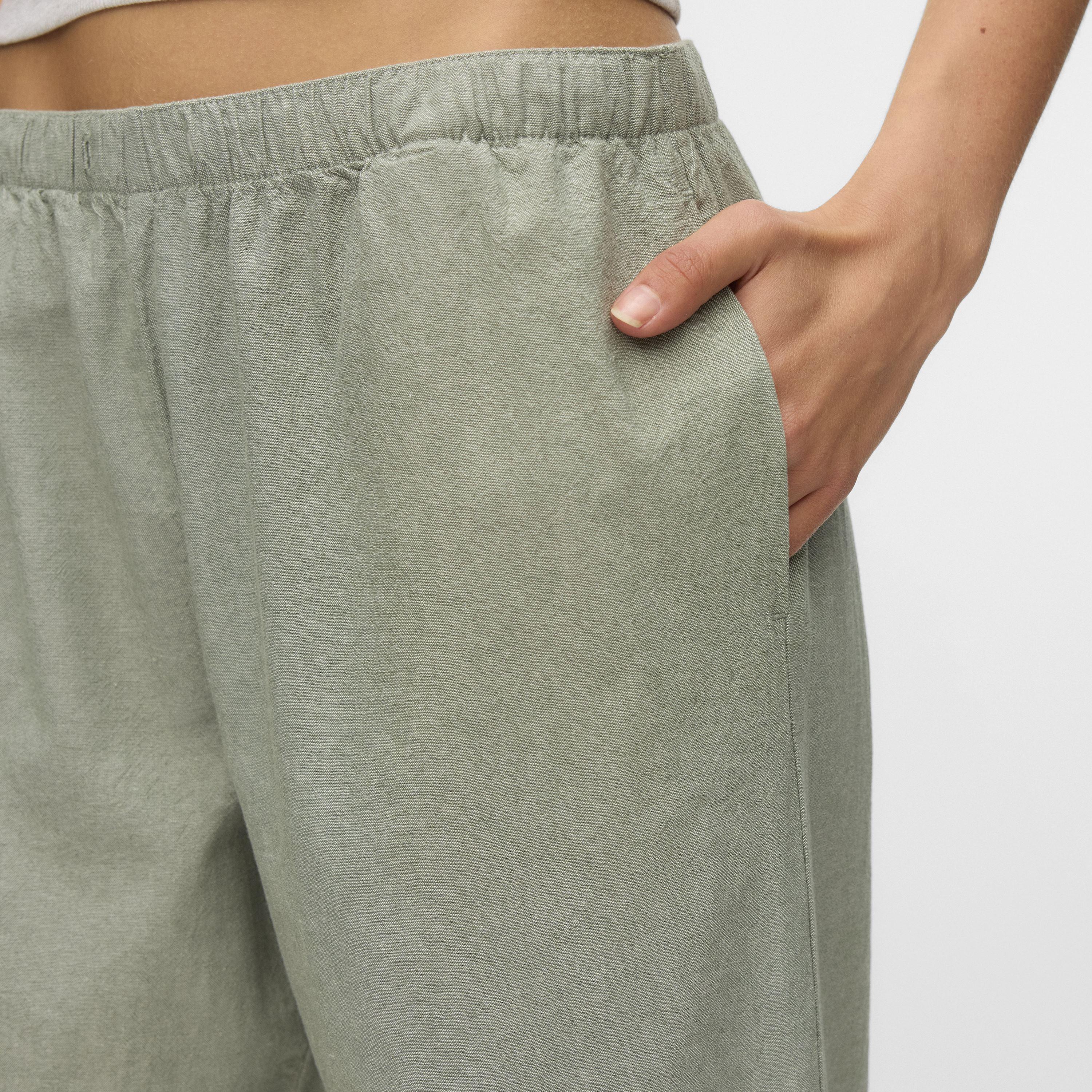 Vero Moda Drawstring Waist Wide Leg Women's Trousers-women-clothing-trousers-image-3