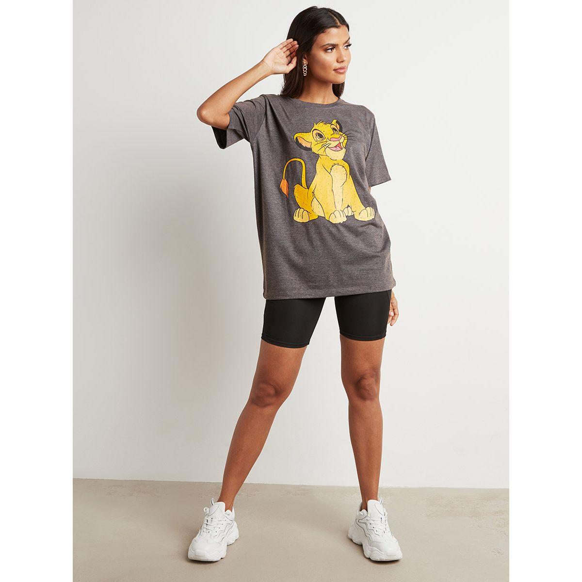 Styli Disney Lion King Graphic Printed Oversized T-shirt-women-clothing-tshirts-image-2