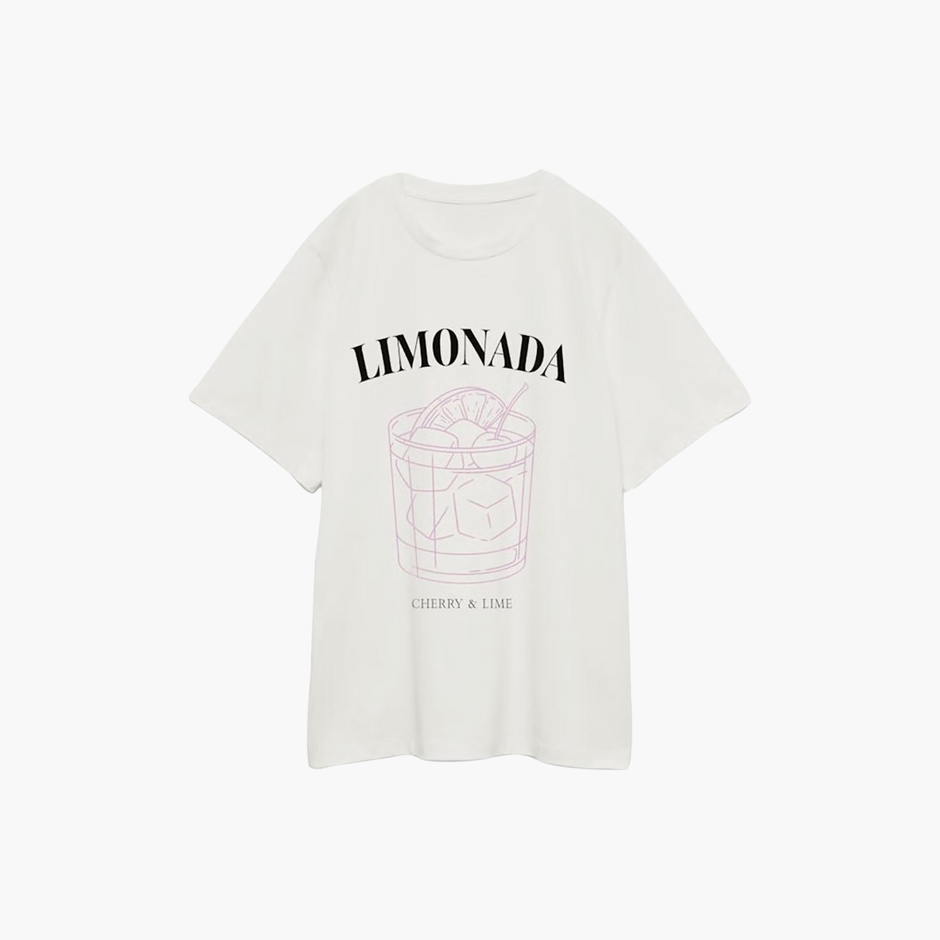 Vero Moda White Graphic Print Cotton Women's T-Shirt-women-clothing-tshirts-image-4