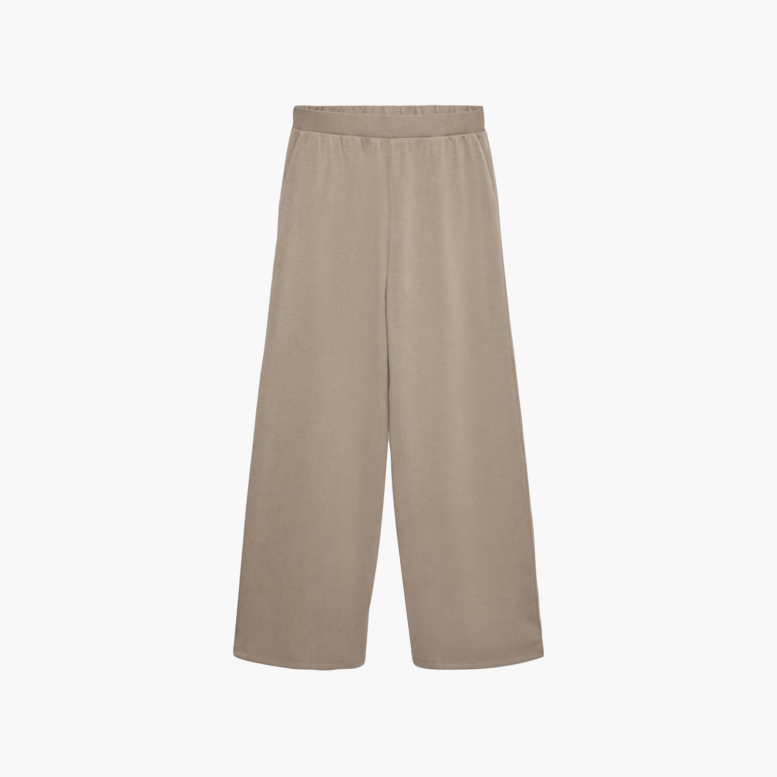 Vero Moda Elasticated Waist Straight Women's Trousers-women-clothing-bottoms-trousers-image-6