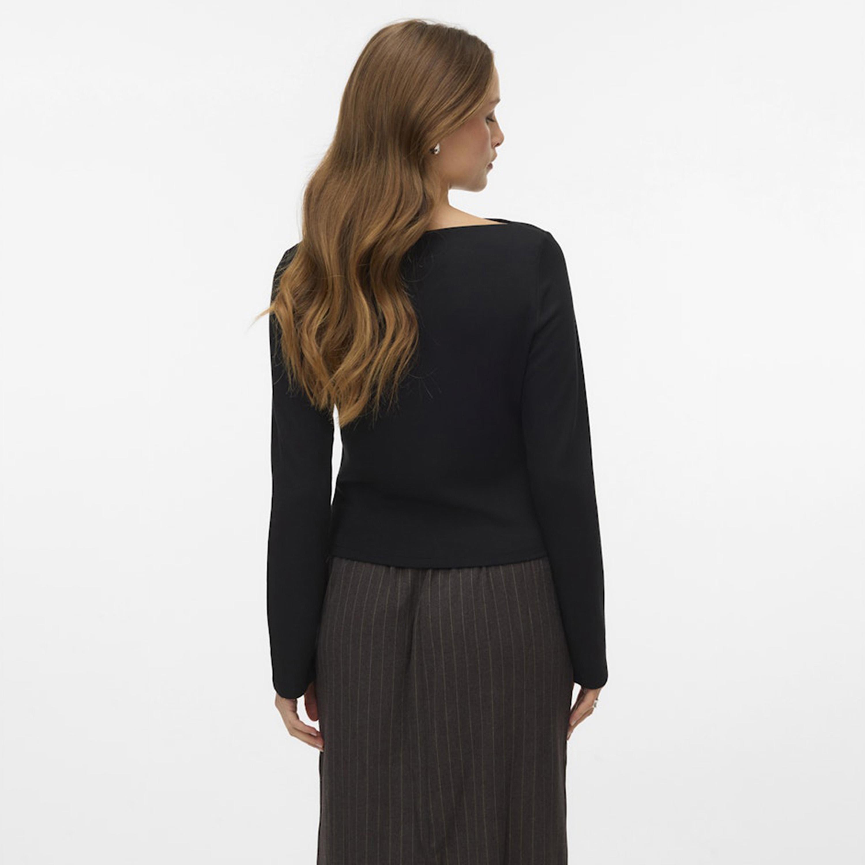 بلوزة نسائية بياقة "بوت نيك" عريضة من فيرو مودا-women-clothing-shirtsandblouses-blouses-image-3