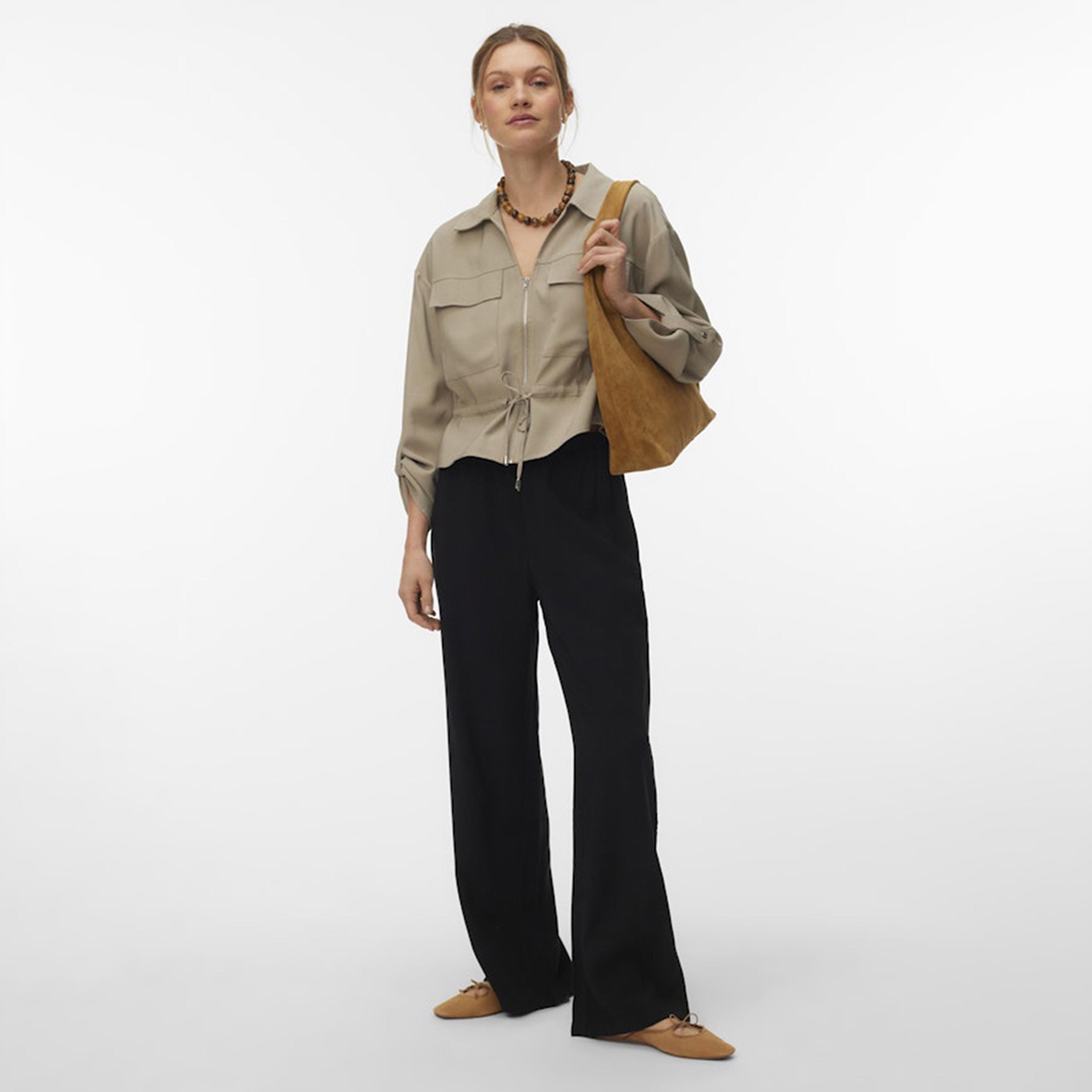 Vero Moda Collared Women's Shacket-women-clothing-shirtsandblouses-shirts-image-2