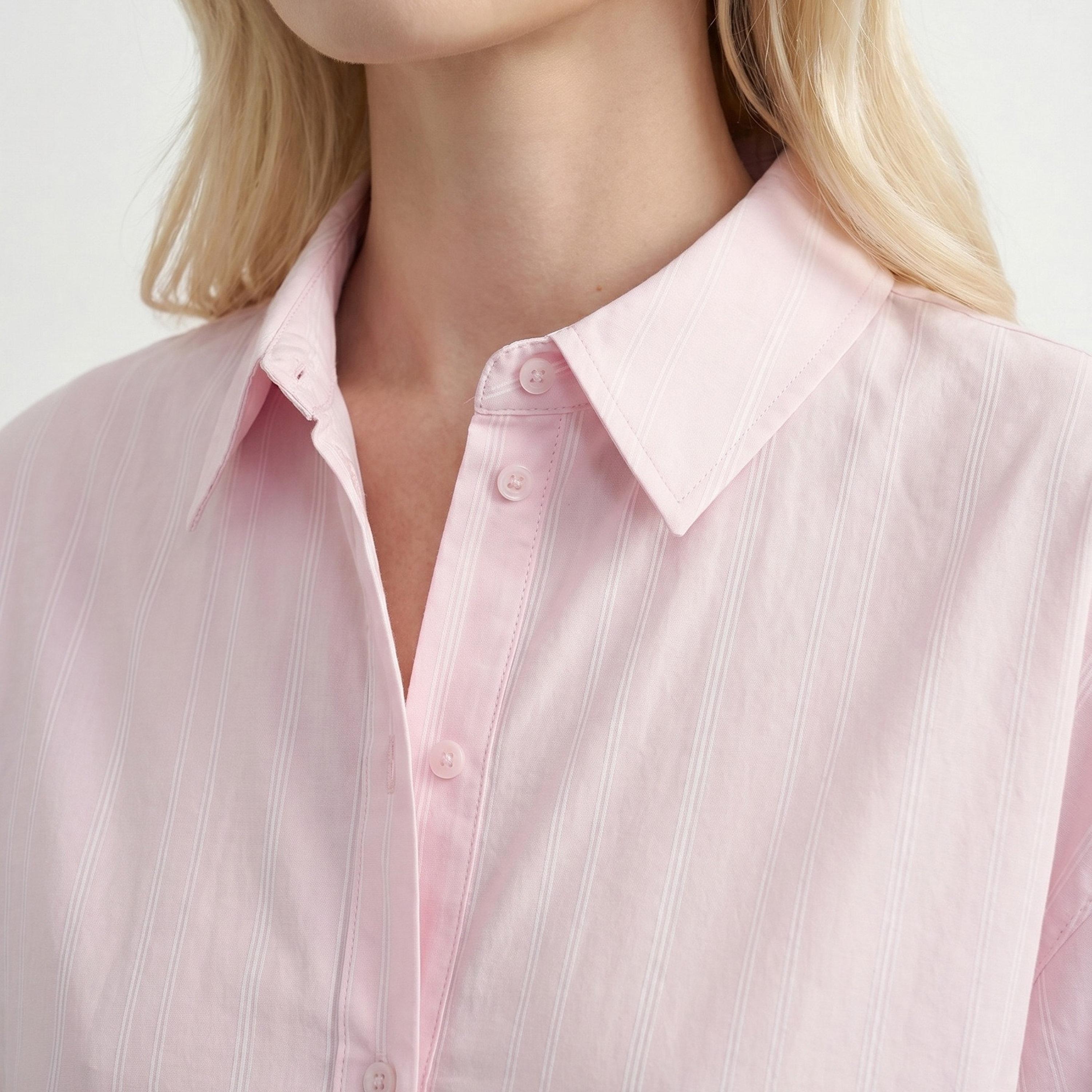 Vero Moda Striped Pointed Collar Women's Shirt-women-clothing-shirtsandblouses-shirts-image-4