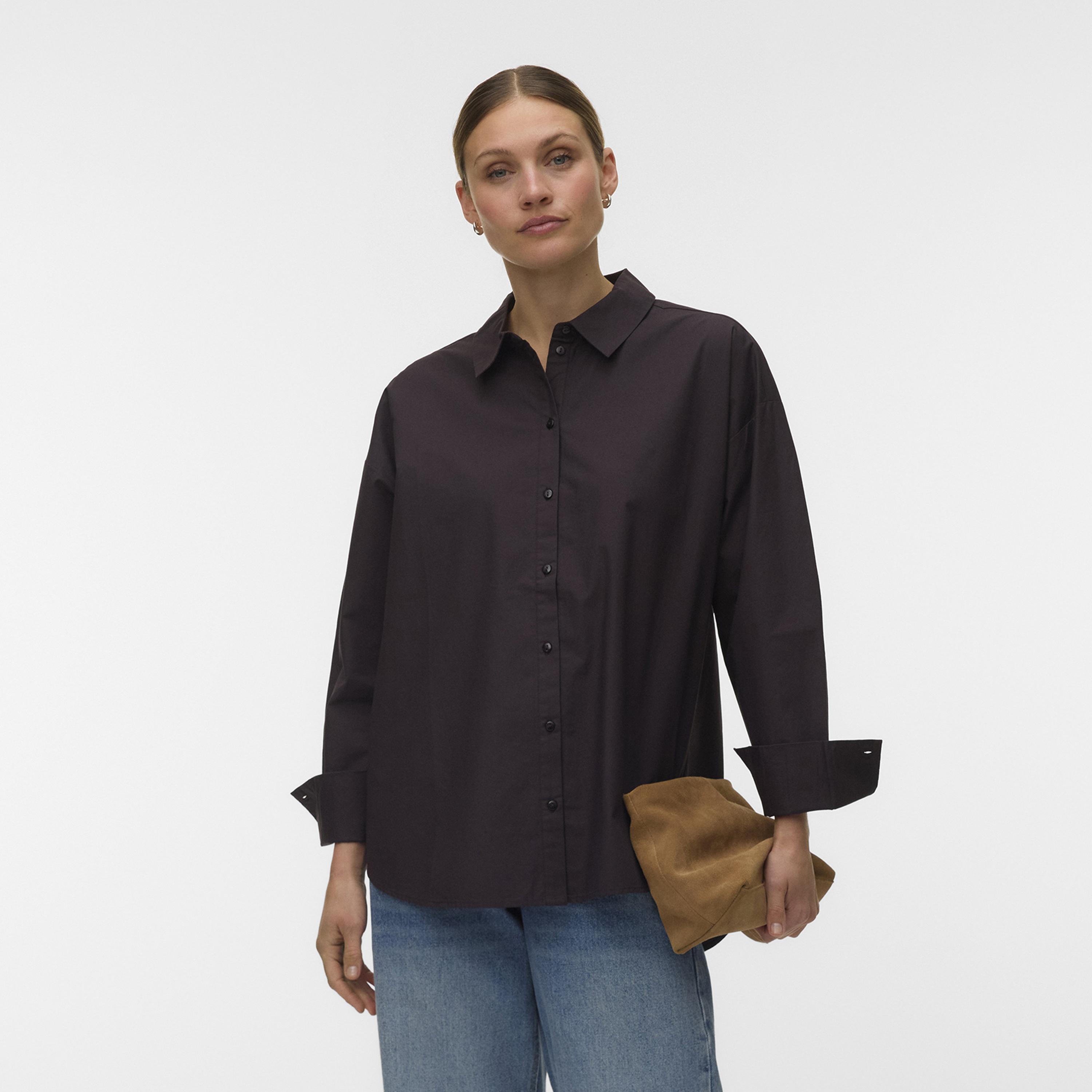 Vero Moda Pointed Collar Women's Shirt-women-clothing-shirtsandblouses-shirts-image-1