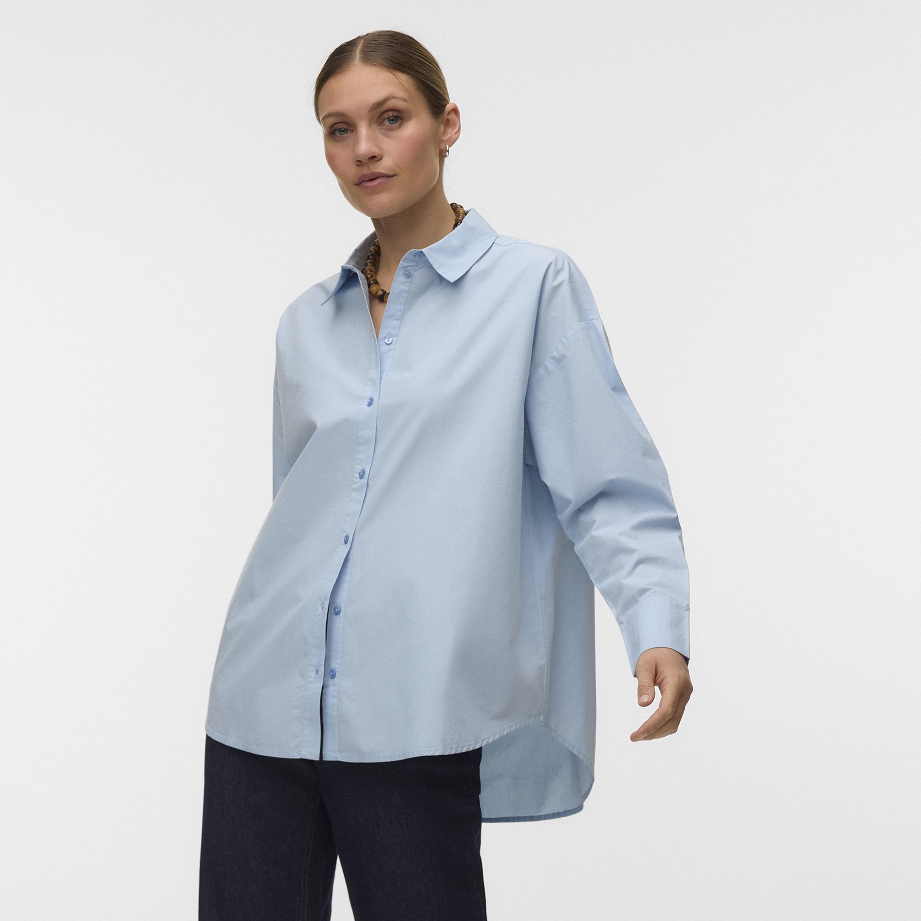 Vero Moda Pointed Collar Women's Shirt-women-clothing-shirtsandblouses-shirts-image-1