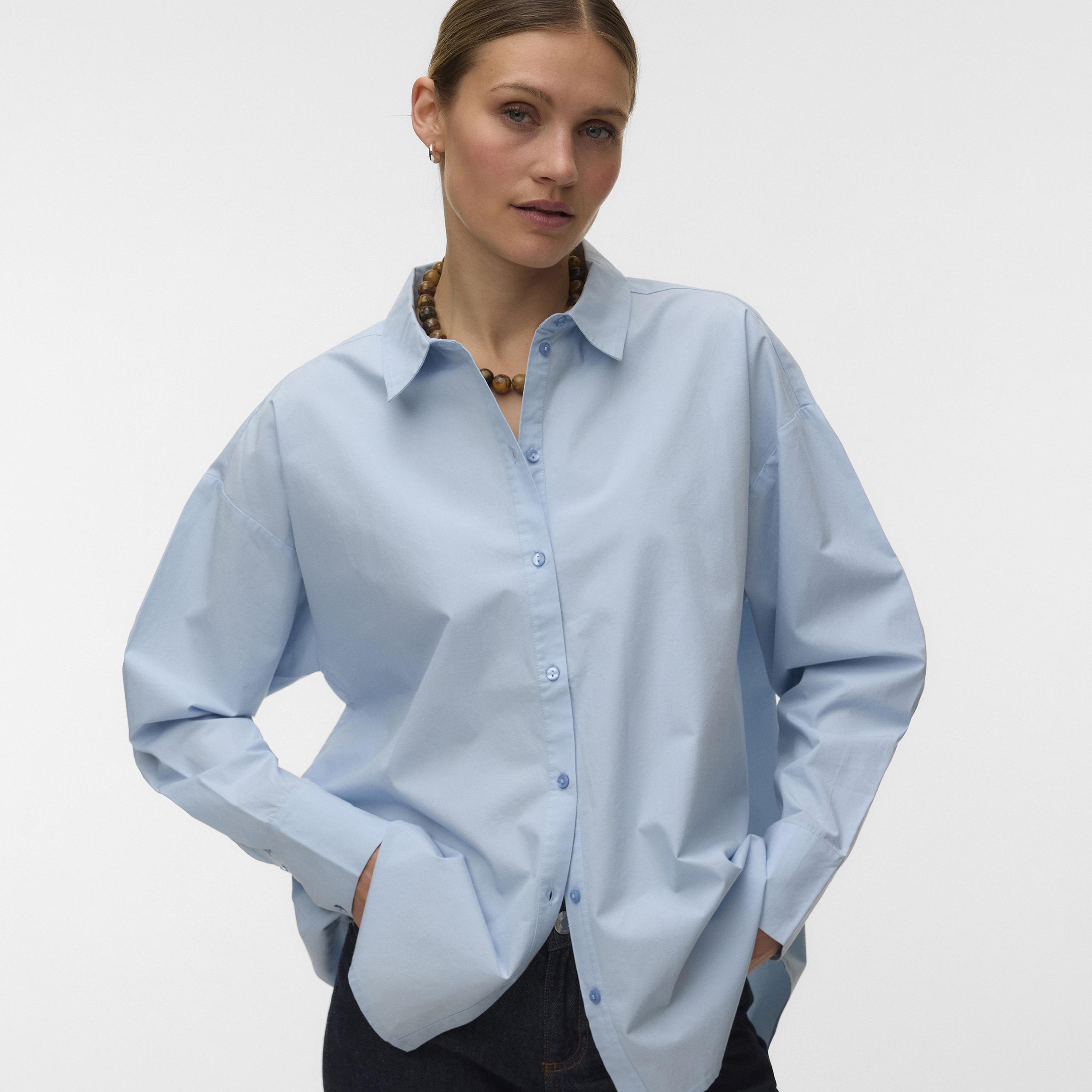 Vero Moda Pointed Collar Women's Shirt-women-clothing-shirtsandblouses-shirts-image-4