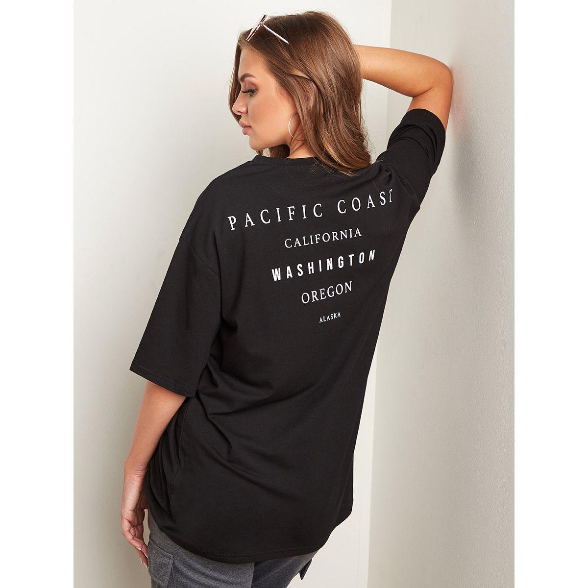 تيشيرت مطبوع بأكمام قصيرة-women-clothing-tshirts-image-1