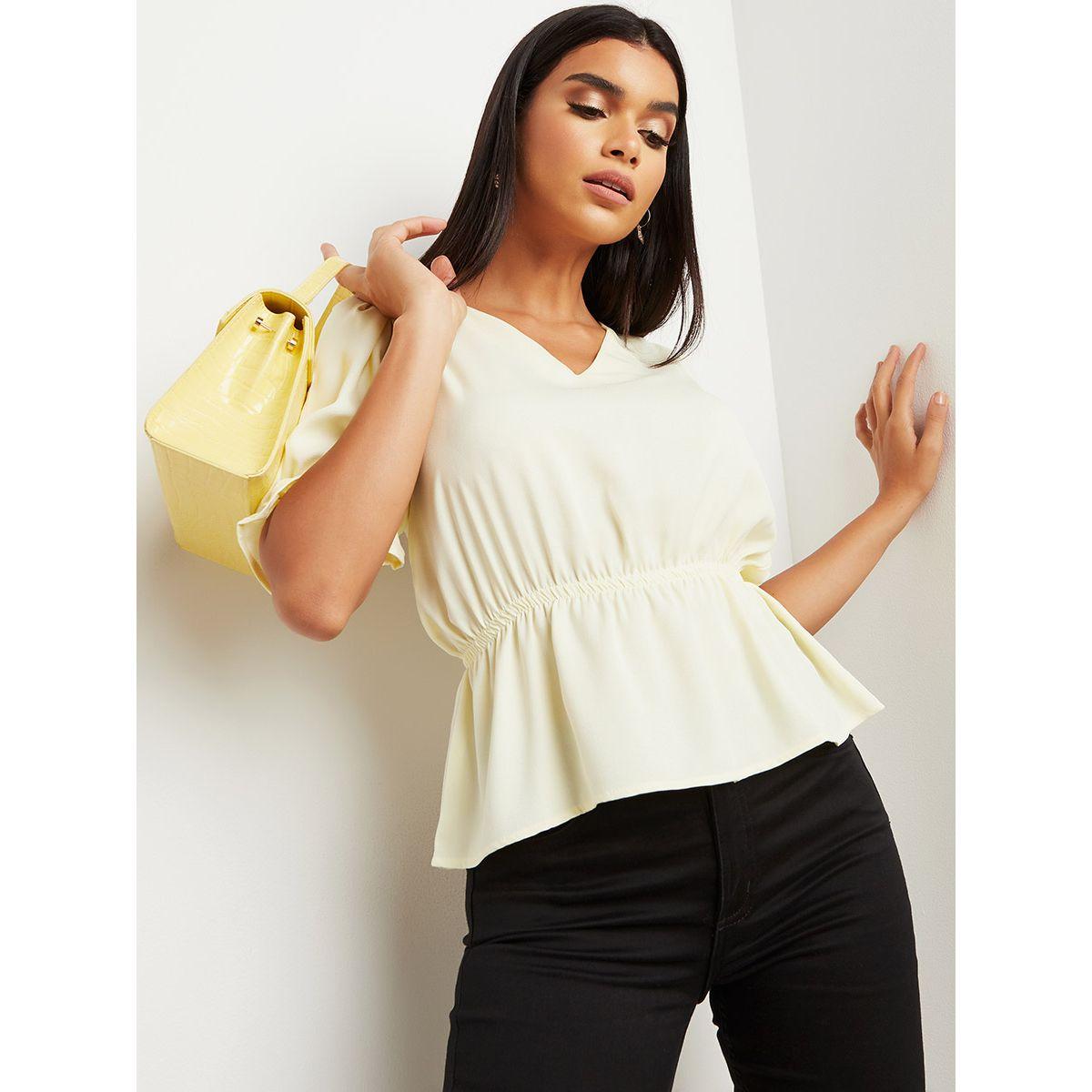 بلوزة سادة بقصة واسعة-women-clothing-shirtsandblouses-blouses-image-1