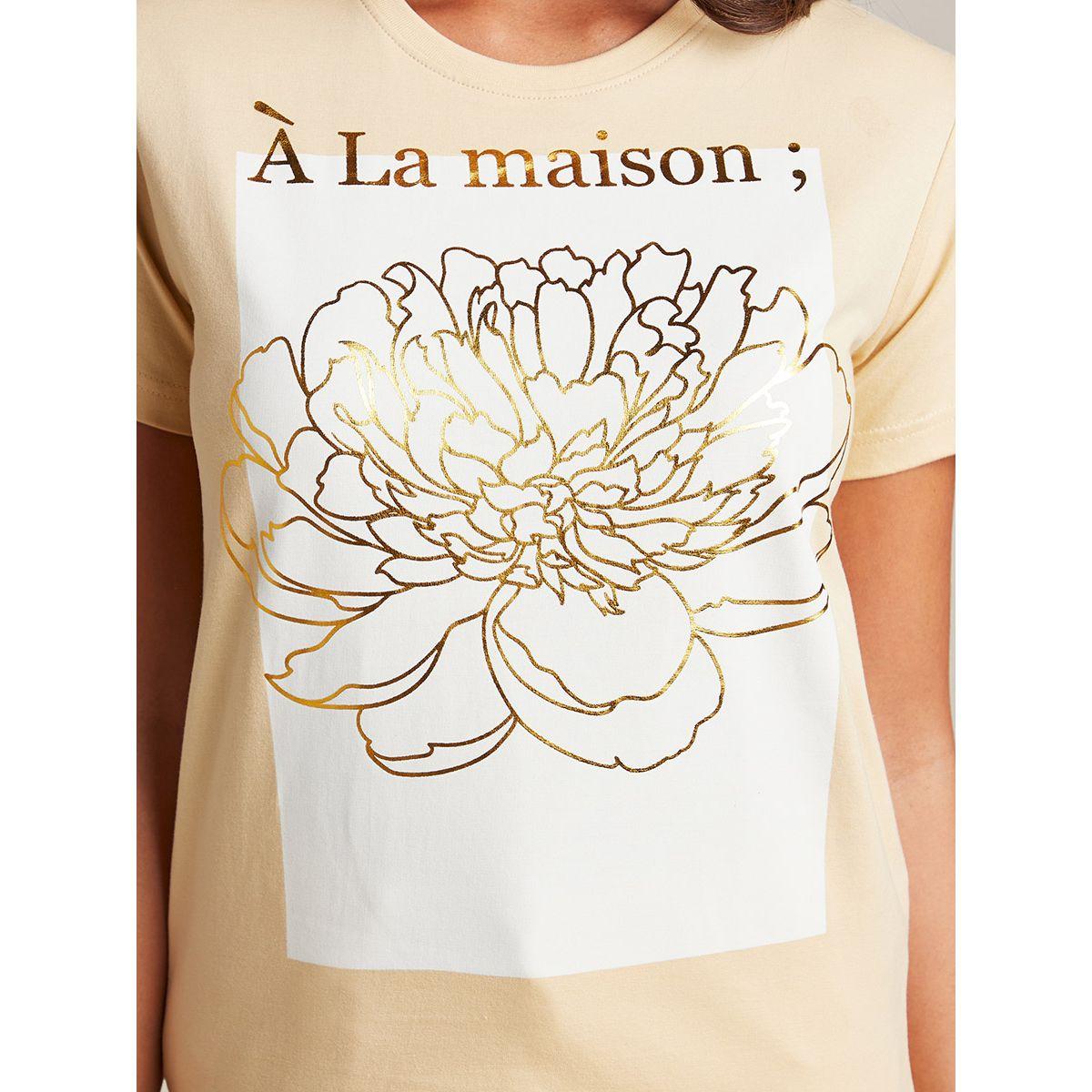 Styli A 'La Maison Graphic Print Regular Fit T-shirt-women-clothing-tshirts-image-4