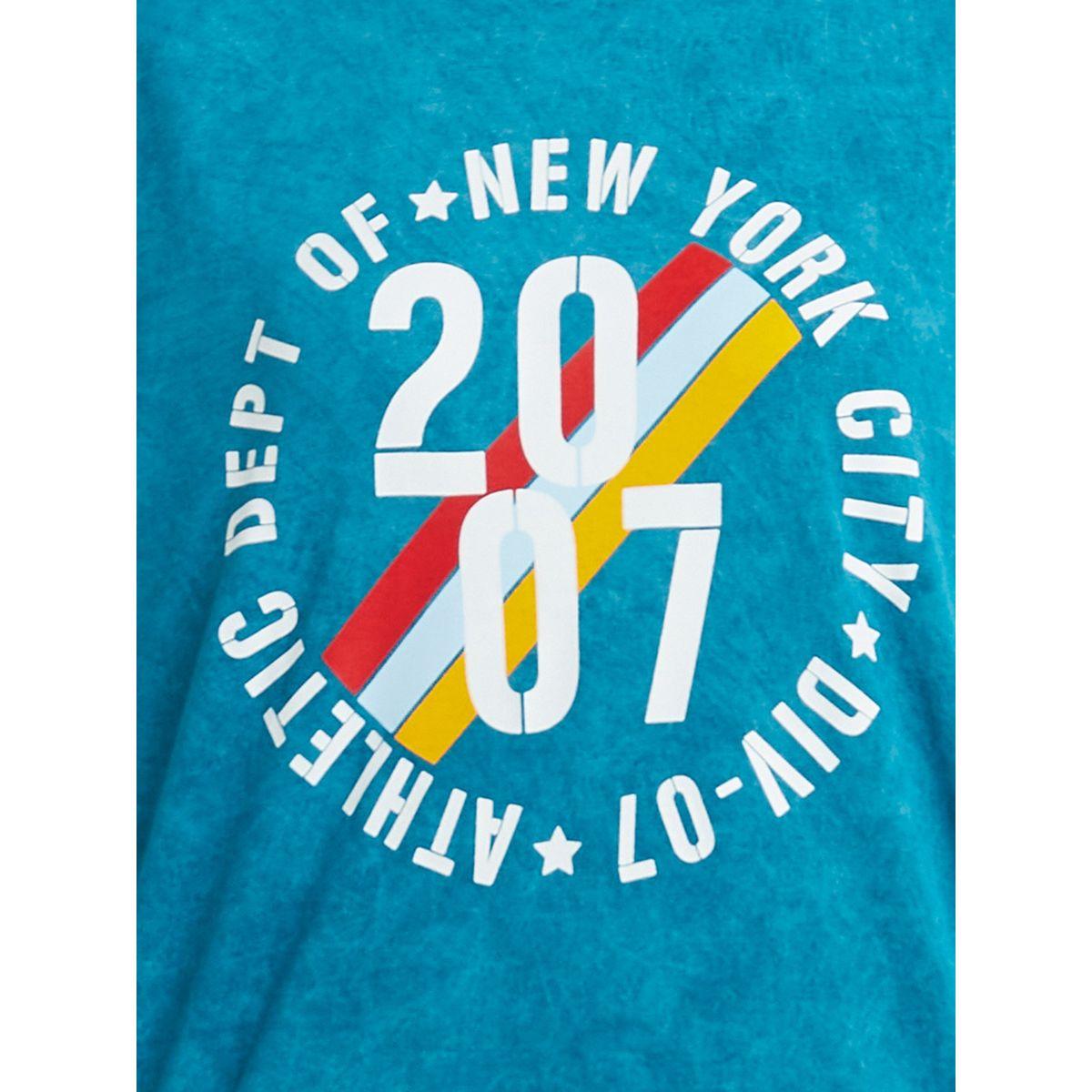 Styli 1984 Athletic Dept. Slogan Print Boxy T-shirt-women-clothing-tshirts-image-3