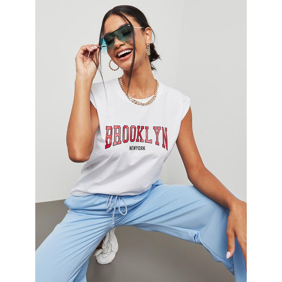 Styli Oversized Sleeveless Brooklyn Slogan Print Tank-women-clothing-tshirts-image-1