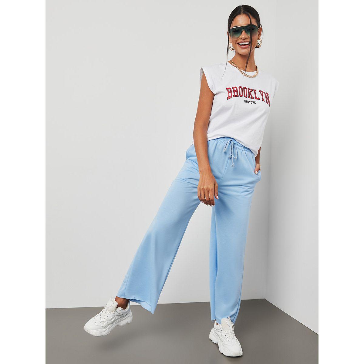Styli Oversized Sleeveless Brooklyn Slogan Print Tank-women-clothing-tshirts-image-2