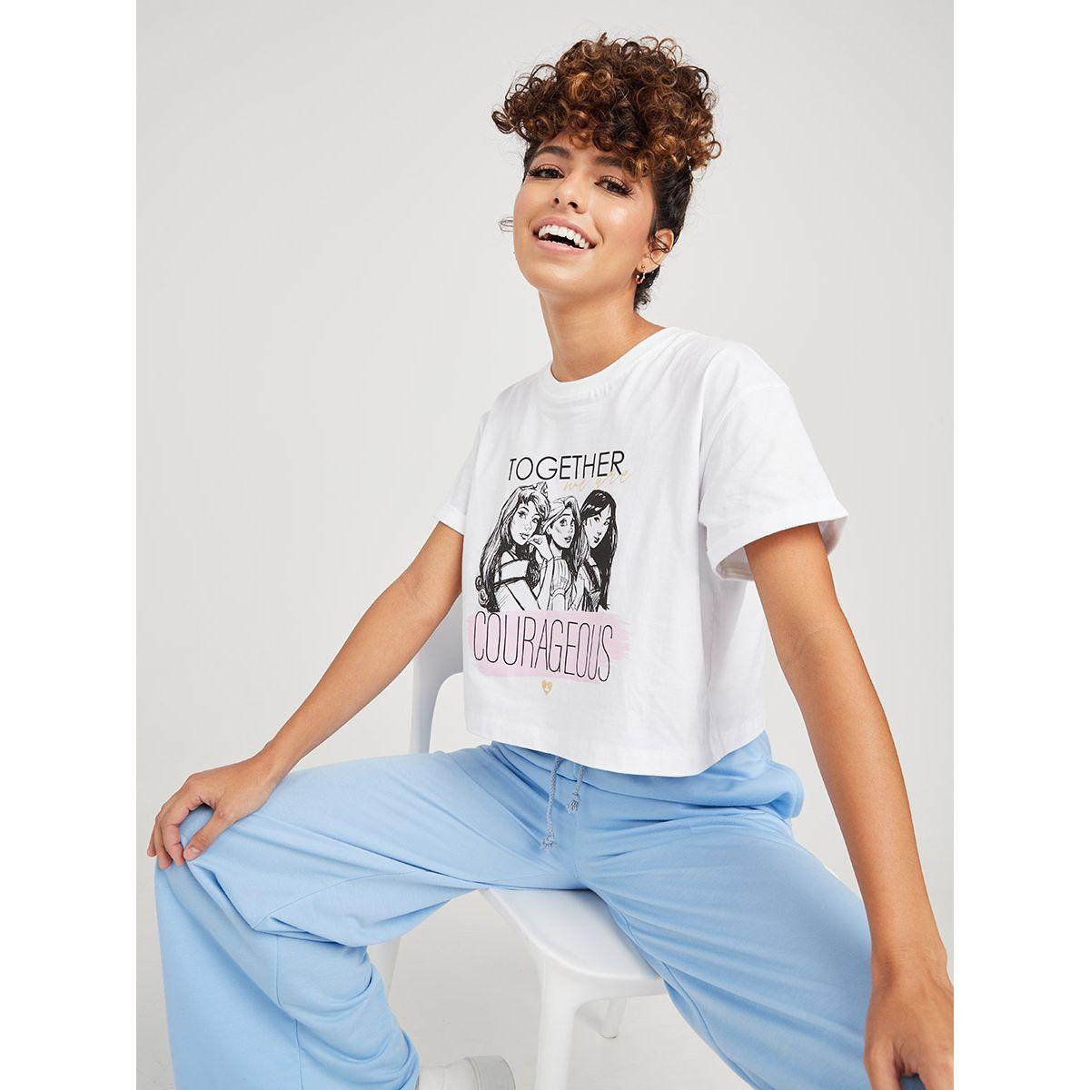 تيشيرت ديزني بطبعة-women-clothing-tshirts-image-1