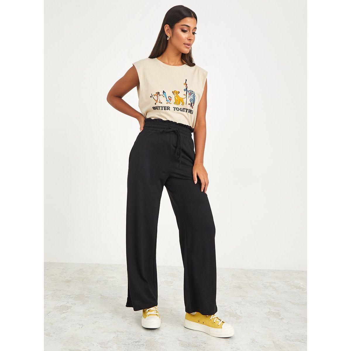 تيشيرت بلا اكمام وياقة دائرية-women-clothing-tshirts-image-2