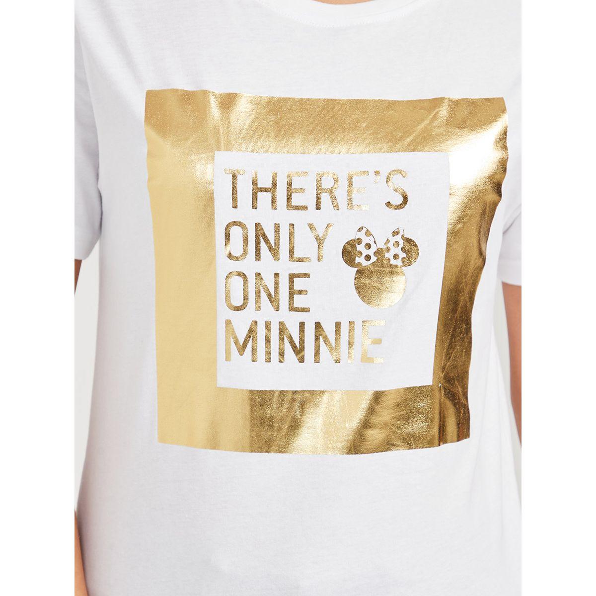 تيشيرت ديزنى بطبعة شعار بتفاصيل من ريد تايب-women-clothing-tshirts-image-4