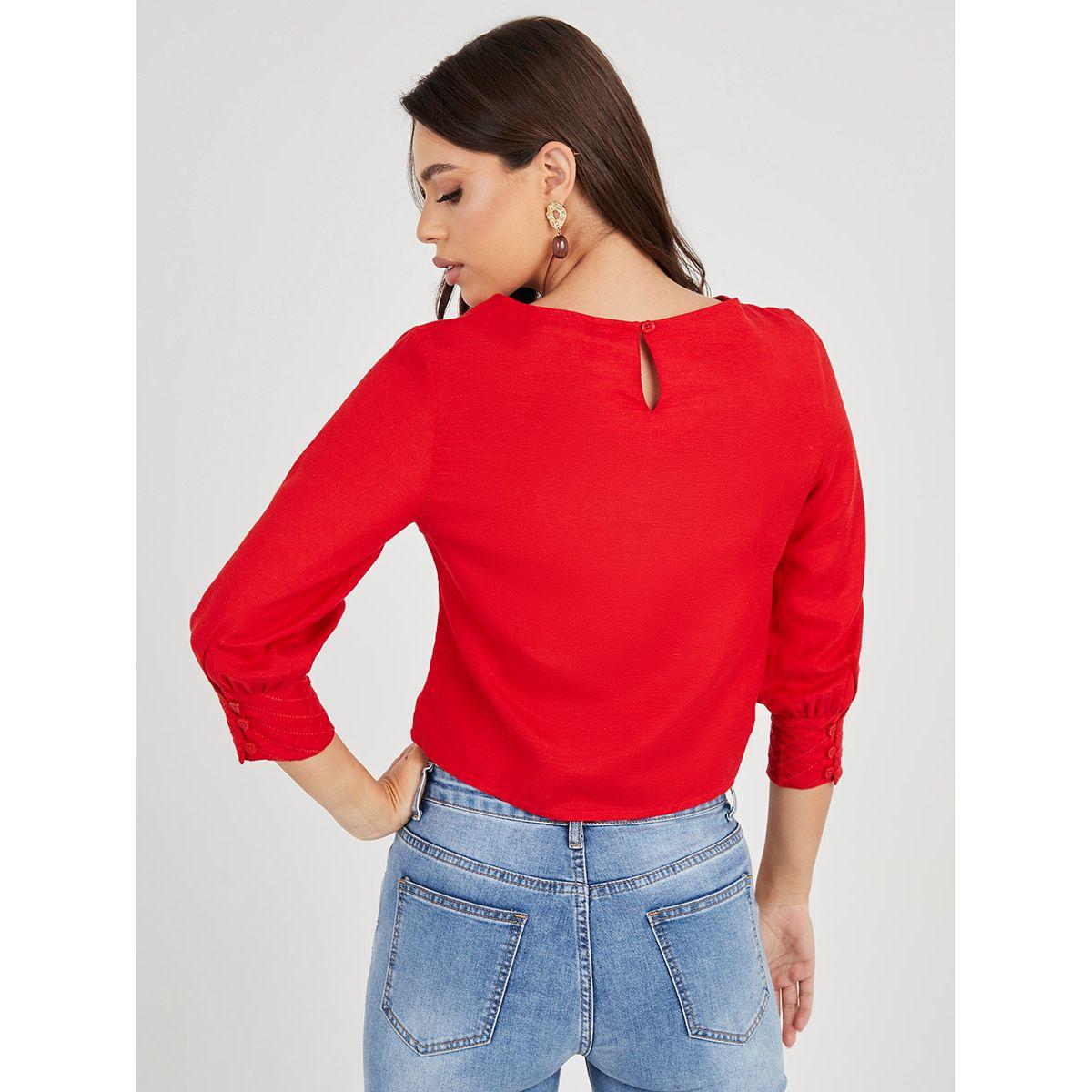 بلوزة بياقة دائرية-women-clothing-shirtsandblouses-blouses-image-4